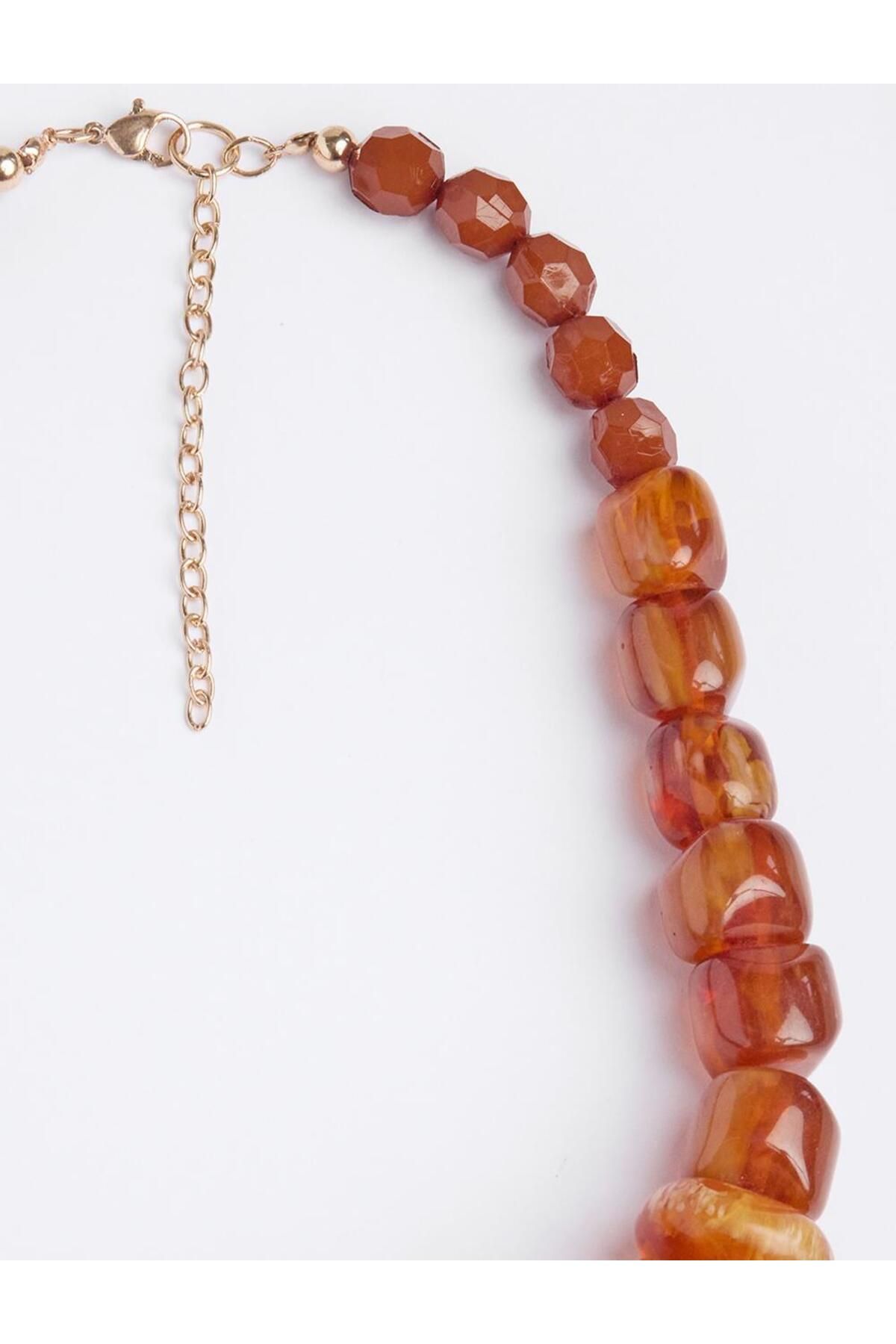 Jimmy Key-Mixed Thick Beads Adjustable Necklace 4