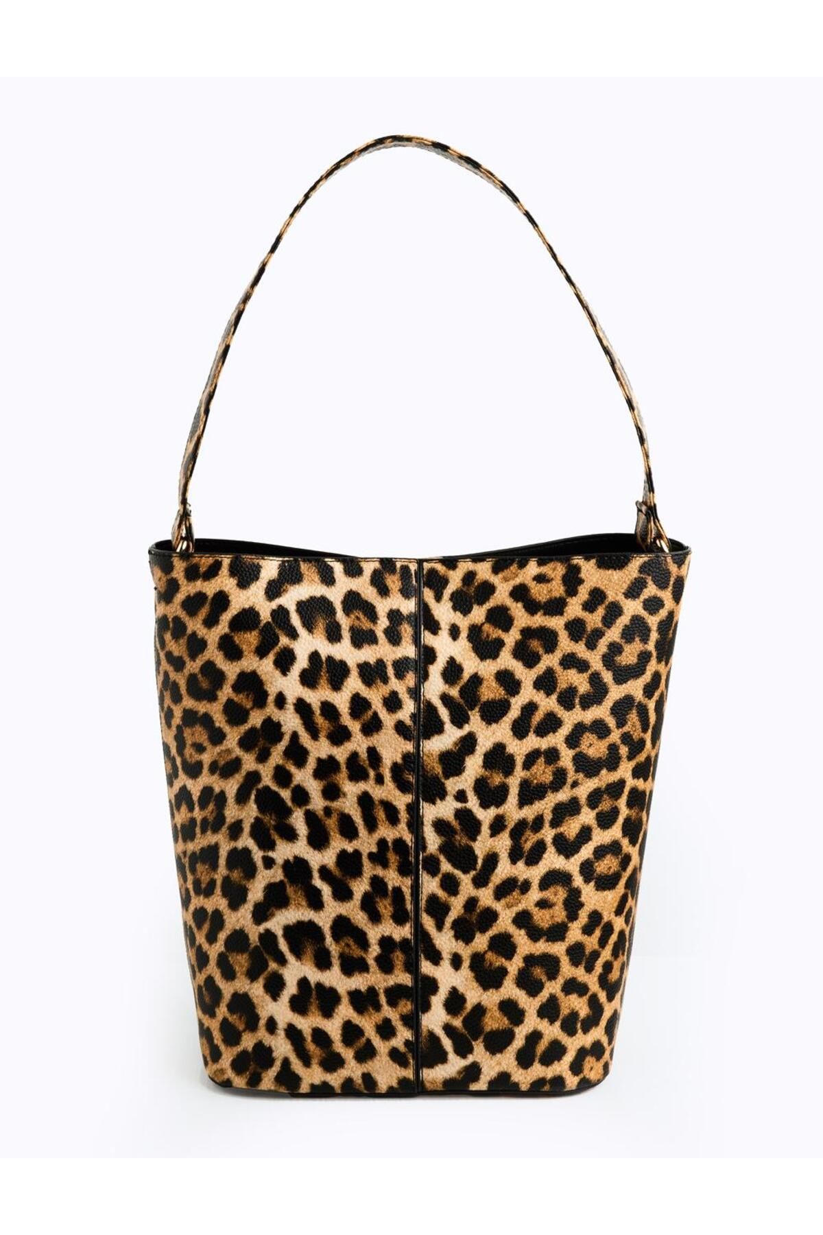 Jimmy Key-Patterned Leopard Patterned Hand and Shoulder Bag 3