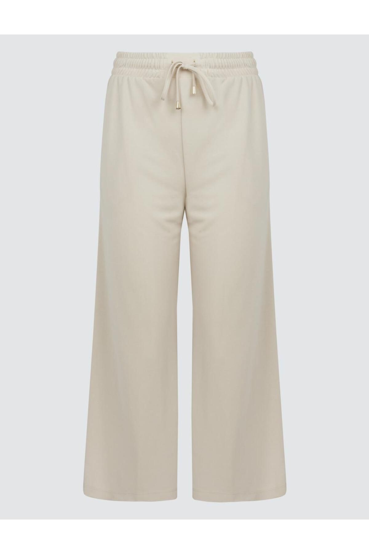 Jimmy Key-Beige Wide Leg Comfortable Jogger Pants 7