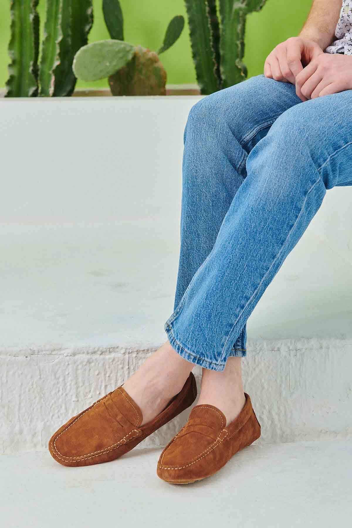 Pegia-Genuine Suede Men's Loafer Shoes 500901 3