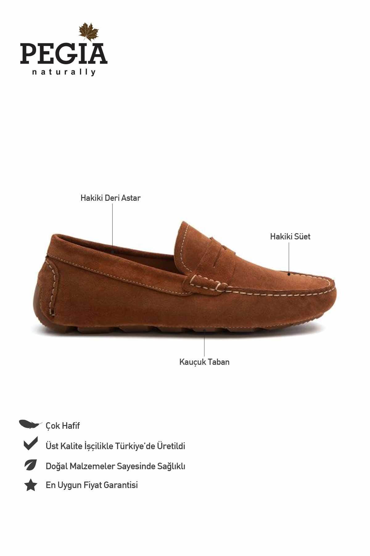 Pegia-Genuine Suede Men's Loafer Shoes 500901 2