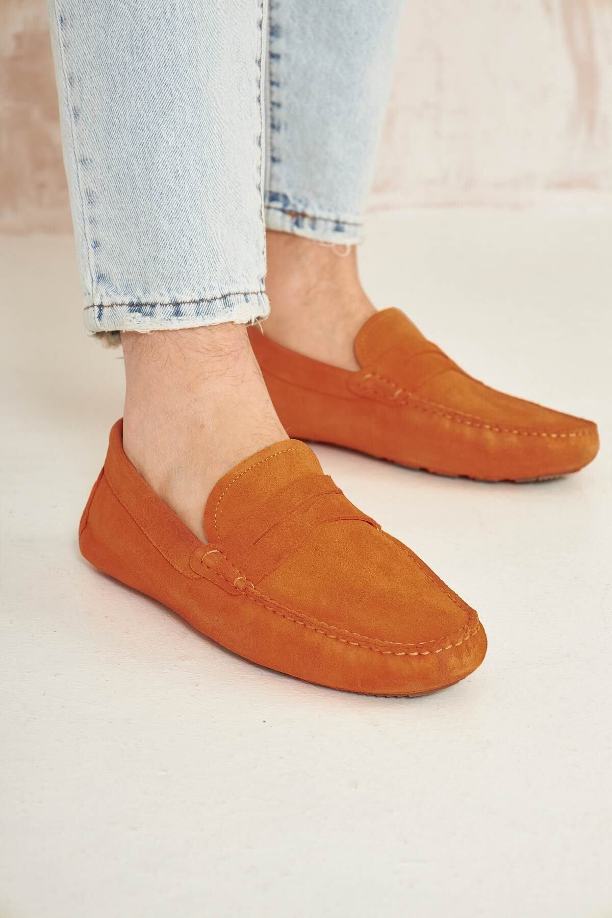Pegia-Γνήσια Suede Ανδρικά Παπούτσια Loafer 500901 3
