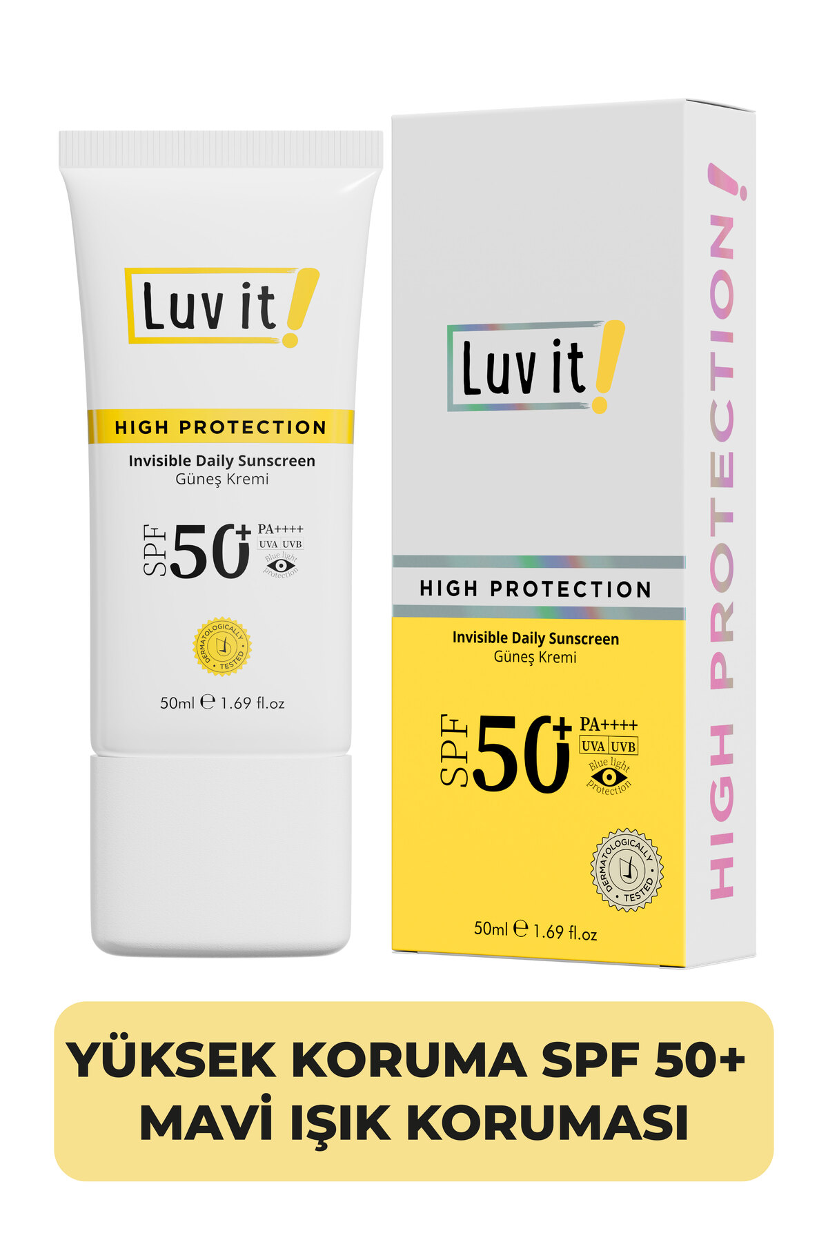 Güneş Kremi SPF50+ PA++++ Geniş Bant Yüksek Korumalı Leke Karşıtı UVA UVB 50 ml — L112 — تصویر 7 از 7