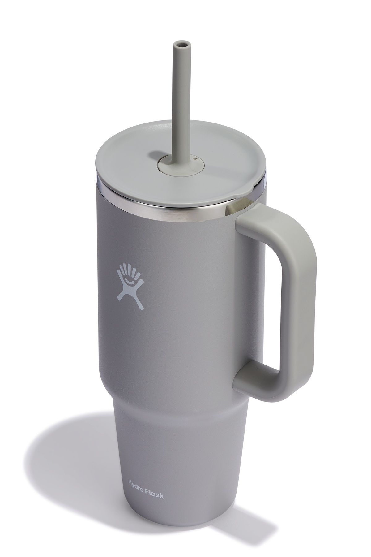 Hydro Flask-Gray Tumbler Thermos with Straw 1182 ml 2