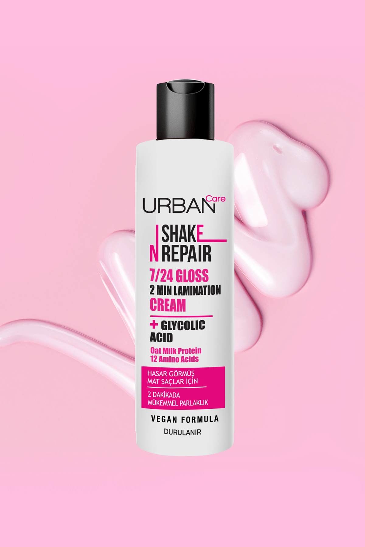 Shake N Repair 7/24 Gloss Laminasyon Parlaklık Etkili Durulanan Bakım Kremi 200 ml-vegan — 8680690720505 — تصویر 2 از 4