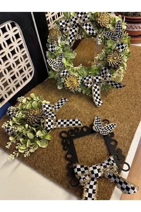 Marrone Kapı Önü Paspas Kapı Süsü Zil Süsü Priz Anahtarlık Süsleri 3'lü takım