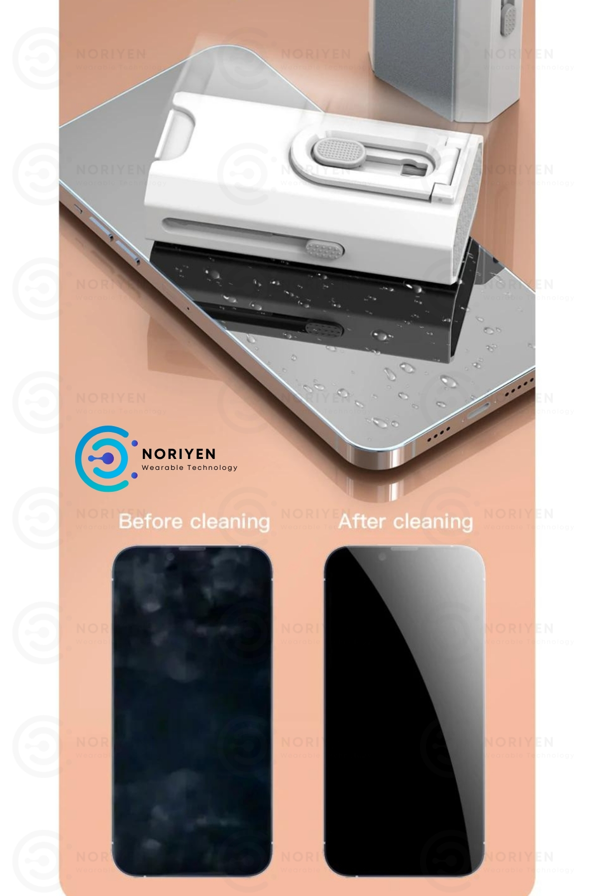 Çok Fonksiyonlu Sprey Depolu 8in1 Premium Telefon Laptop Kulaklık Klavye Ekran Q8 Temizleme Kiti