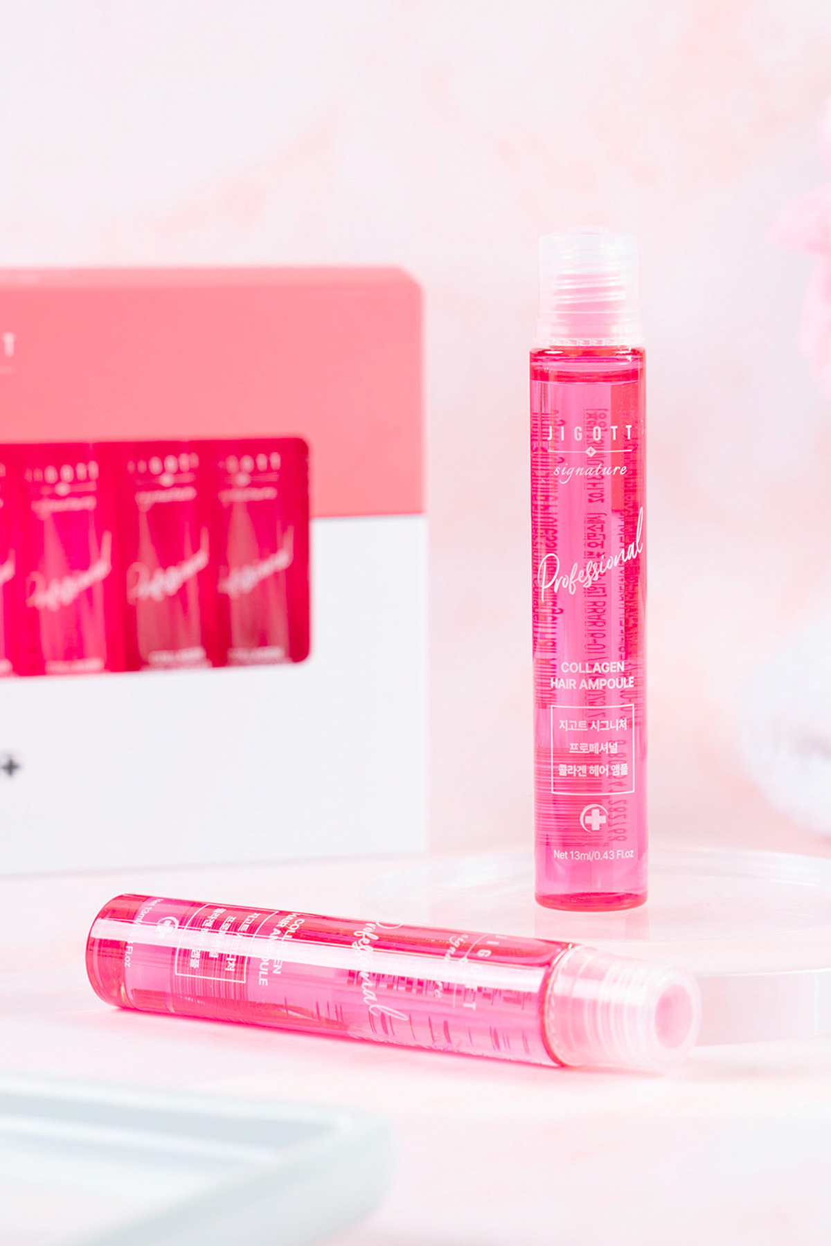 Kolajen İçeren Konsantre Saç Bakım Serumu Jigott Professional Collagen Hair Ampoule 13 ml — 88095412827J8 — تصویر 5 از 6