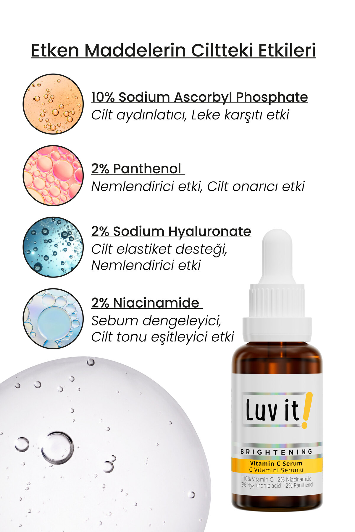 2'li Set C Vitamini Serum & Centella Leke Karşıtı Krem — LUVIT106 — تصویر 6 از 7