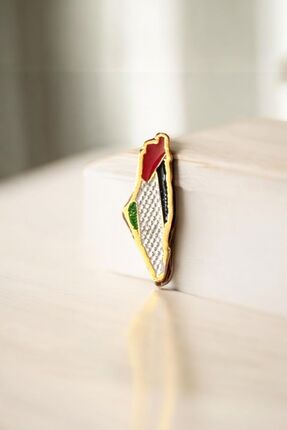 Bi Dünya Store Filistin Haritası Broş