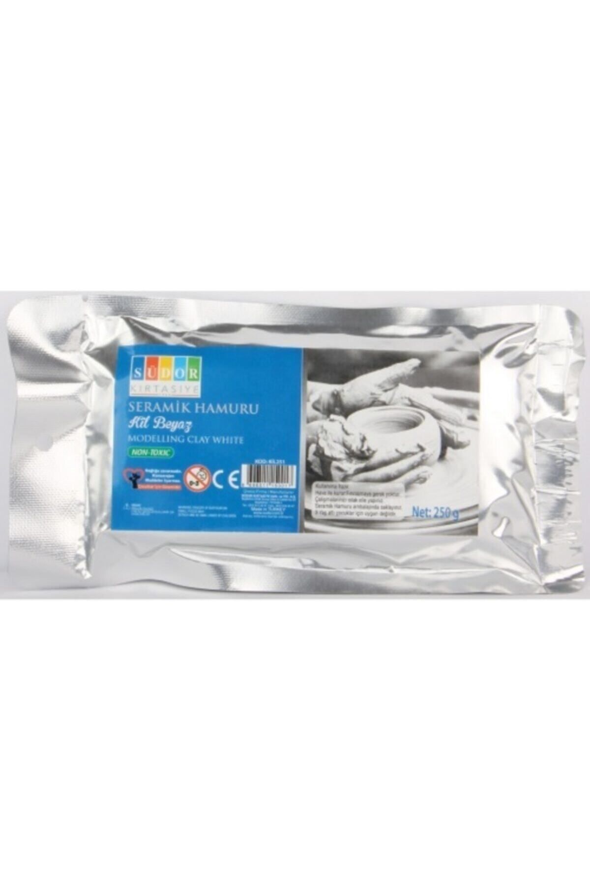 Südor-250 gr White Ceramic Clay Dough 1
