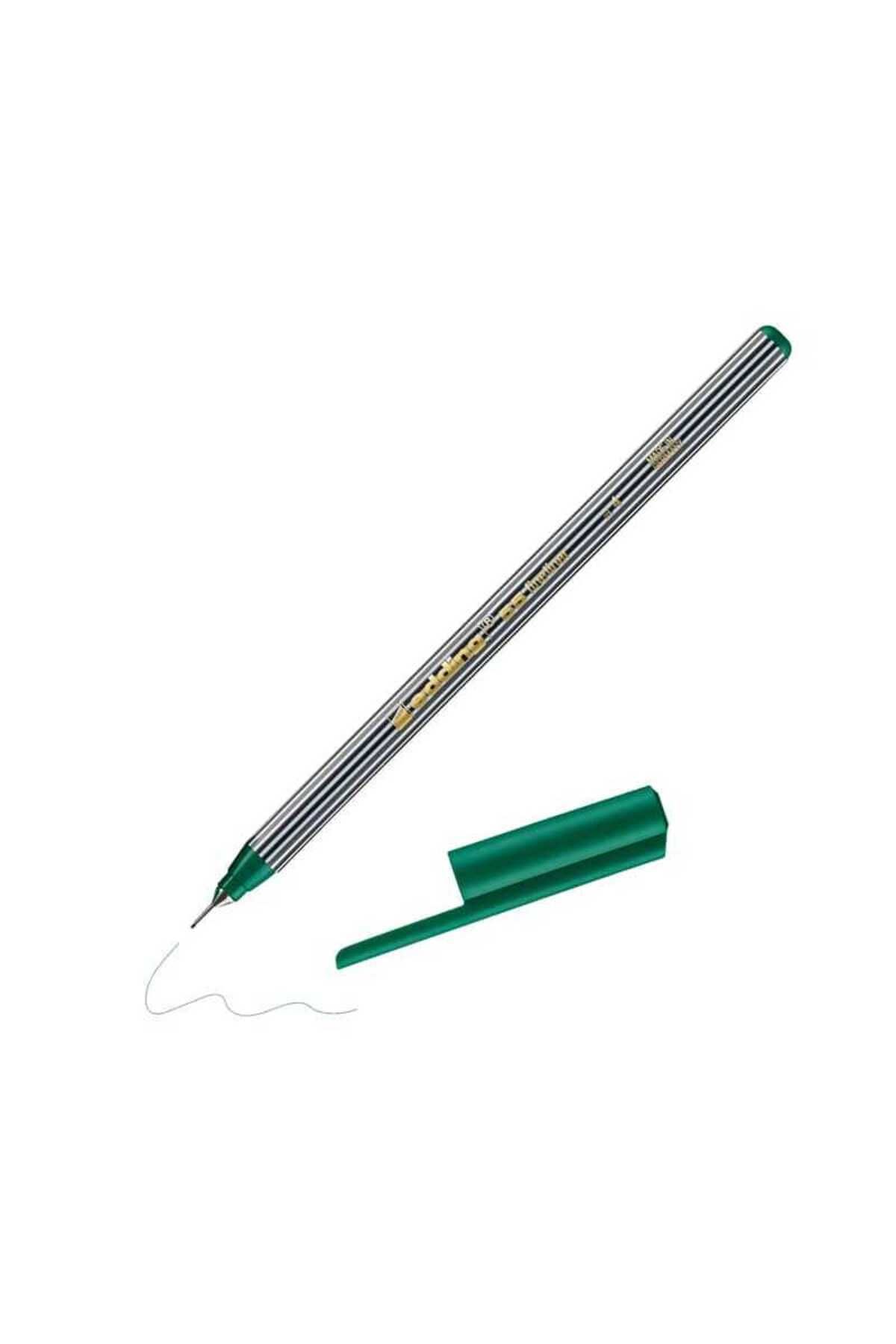 Edding-Green Fine Nib Felted Pen - 0.4 mm Ed55 1