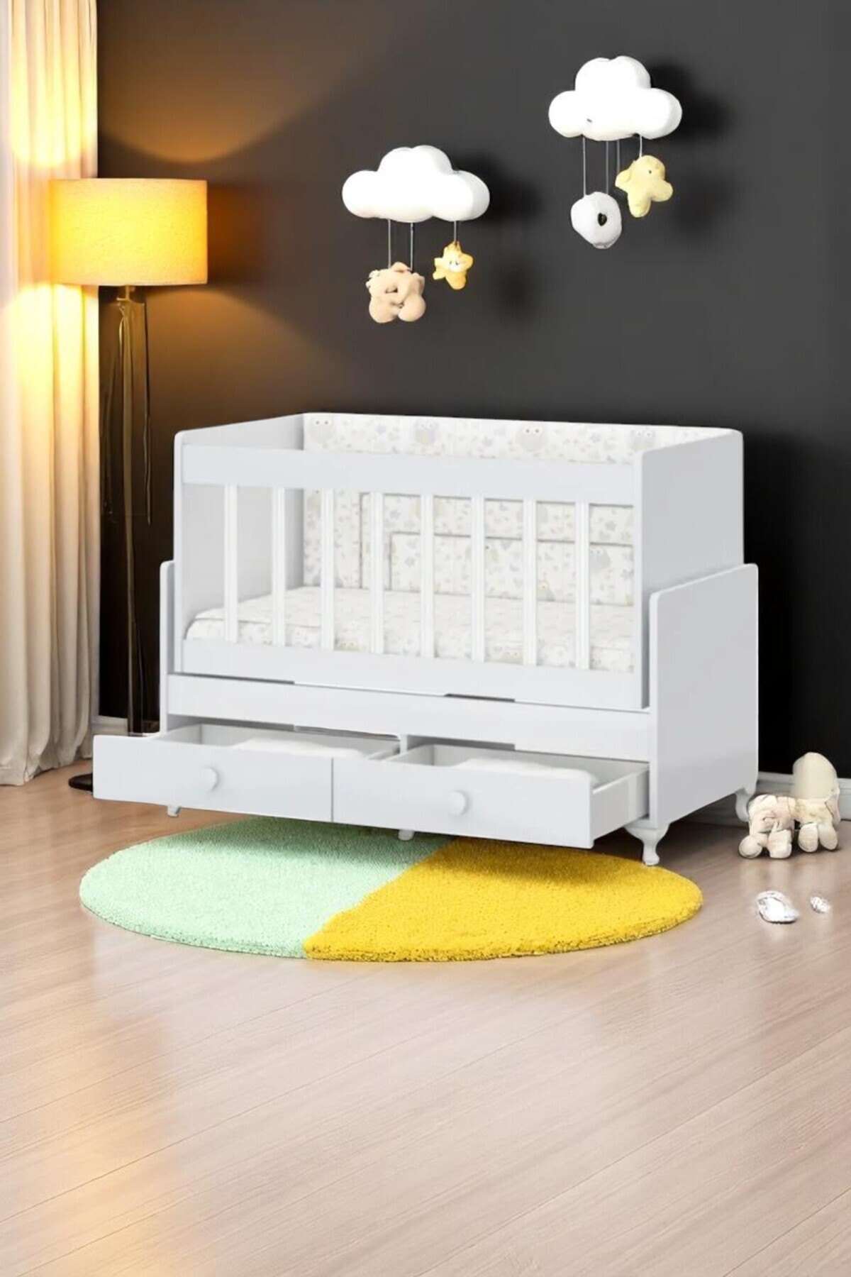 temosan mobilya Anne Yanı, Çekmeceli, Sallanır Beşik 60 X 120 fotoğrafı 3 (önizleme)