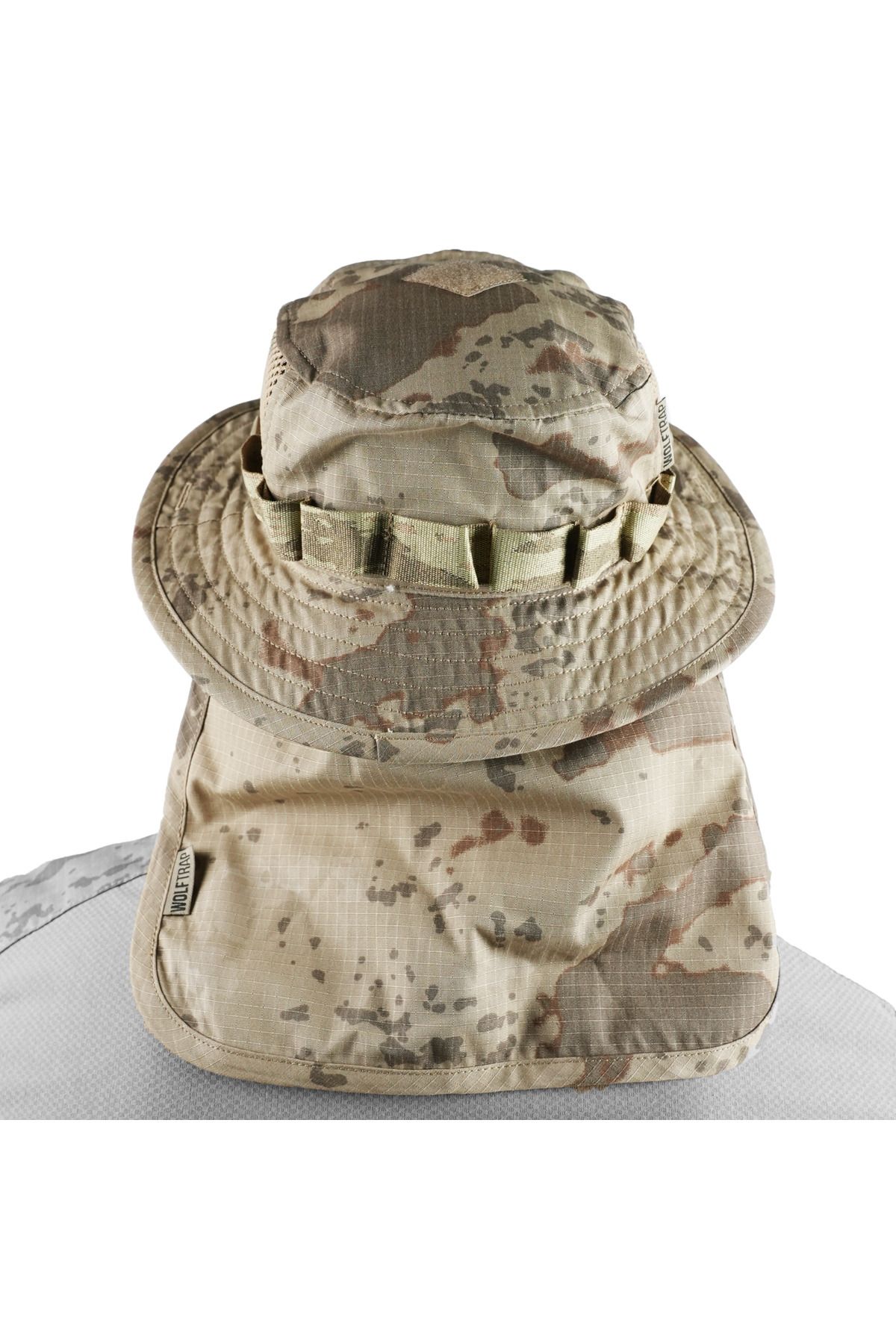 Wolftrap Tactical-Balamir Camouflage Fedora Hat, Gendarmerie Camouflage Safari Hat, Military Fedora Hat 5