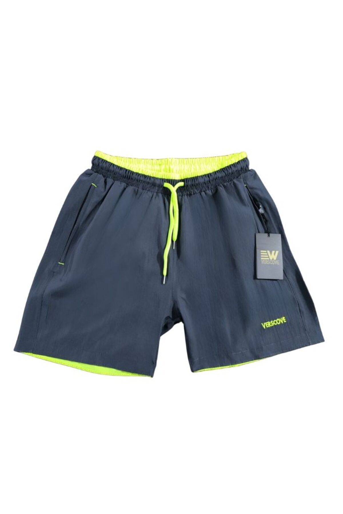 VERSCOVE-Micro Fabric Sea and Pool Shorts - Zippered Pockets and Lining Detail 3