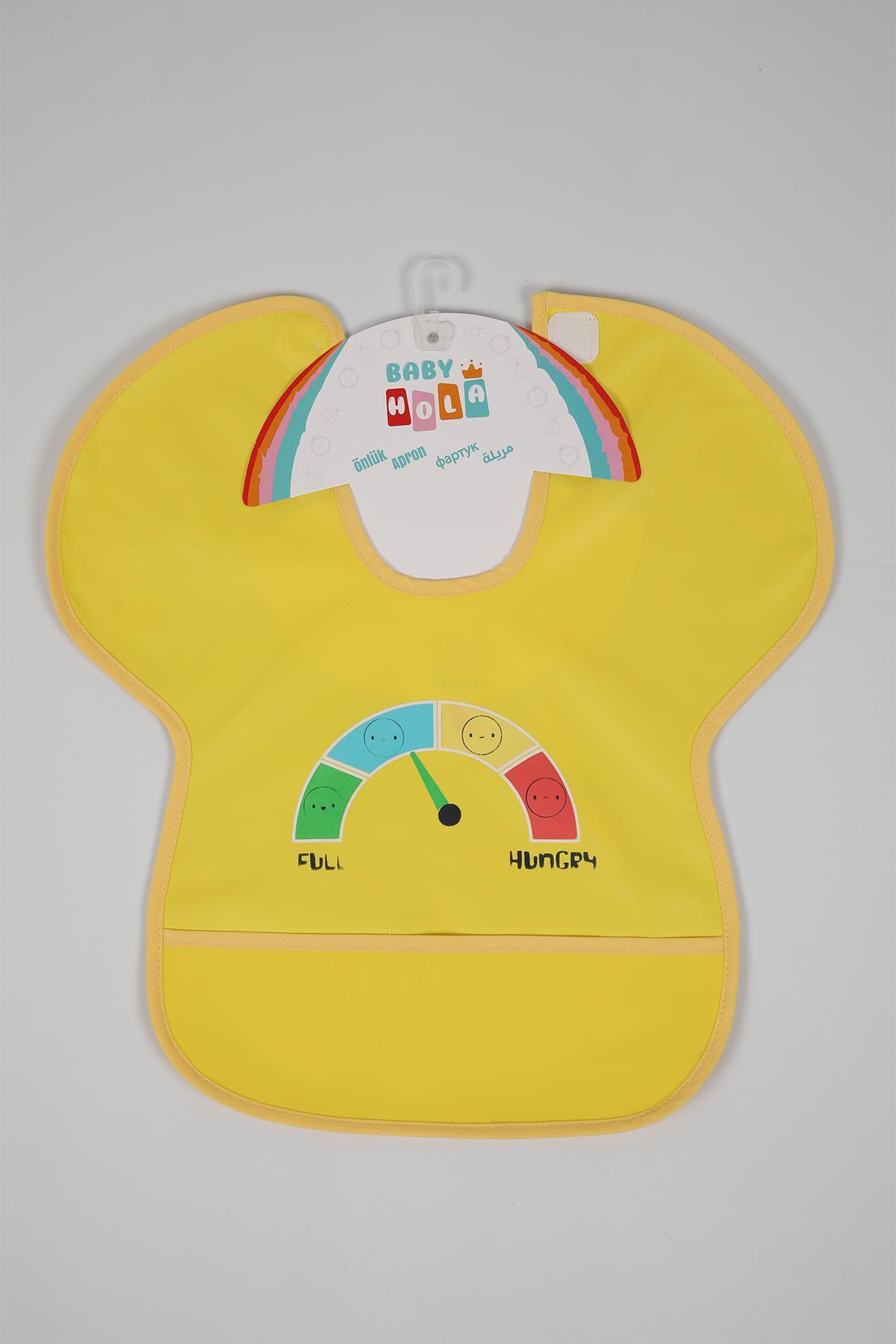 Babyhola 0-6 Yaş Büyük Boy Su Geçirmez Cepli BLW Mama Önlüğü Aktivite Önlüğü 1000 fotoğrafı 3 (önizleme)