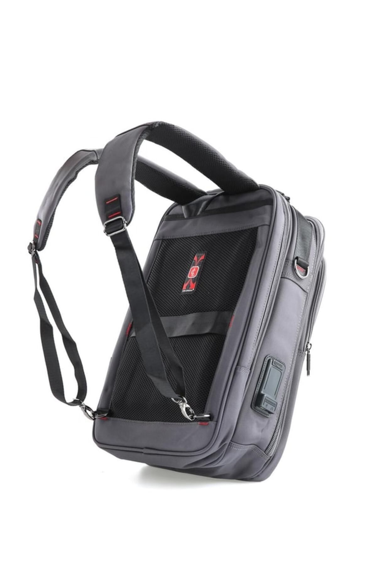 ÇÇS-51417 Backpack with Shoulder Strap Gray 2