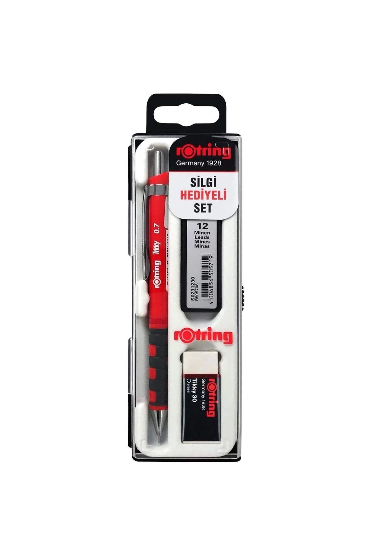 Rotring-0.7 Red Versatil Pen Tıkky - School Set 1 Piece 1