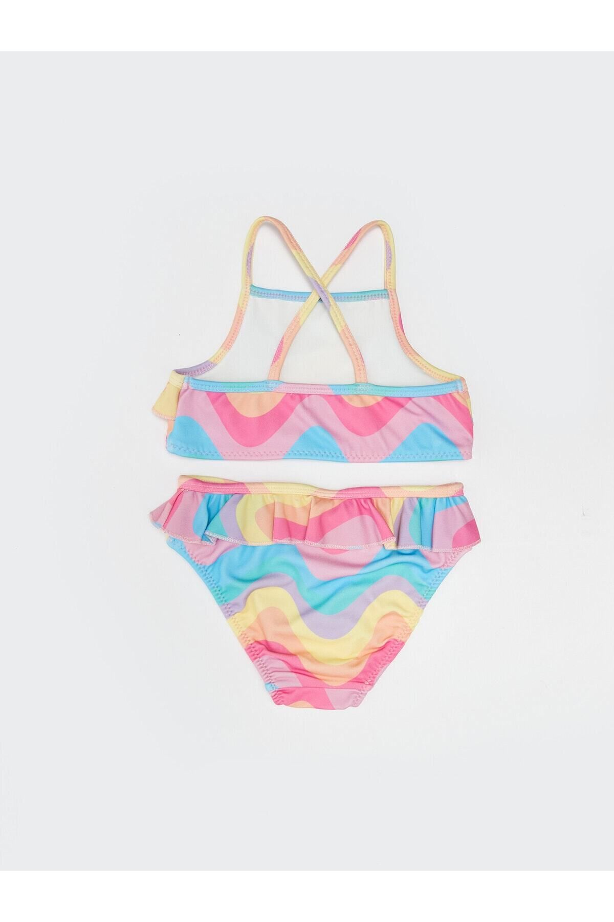 LC Waikiki-Lcw Eco Baby Girl Bikini Set aus flexiblem Stoff 3