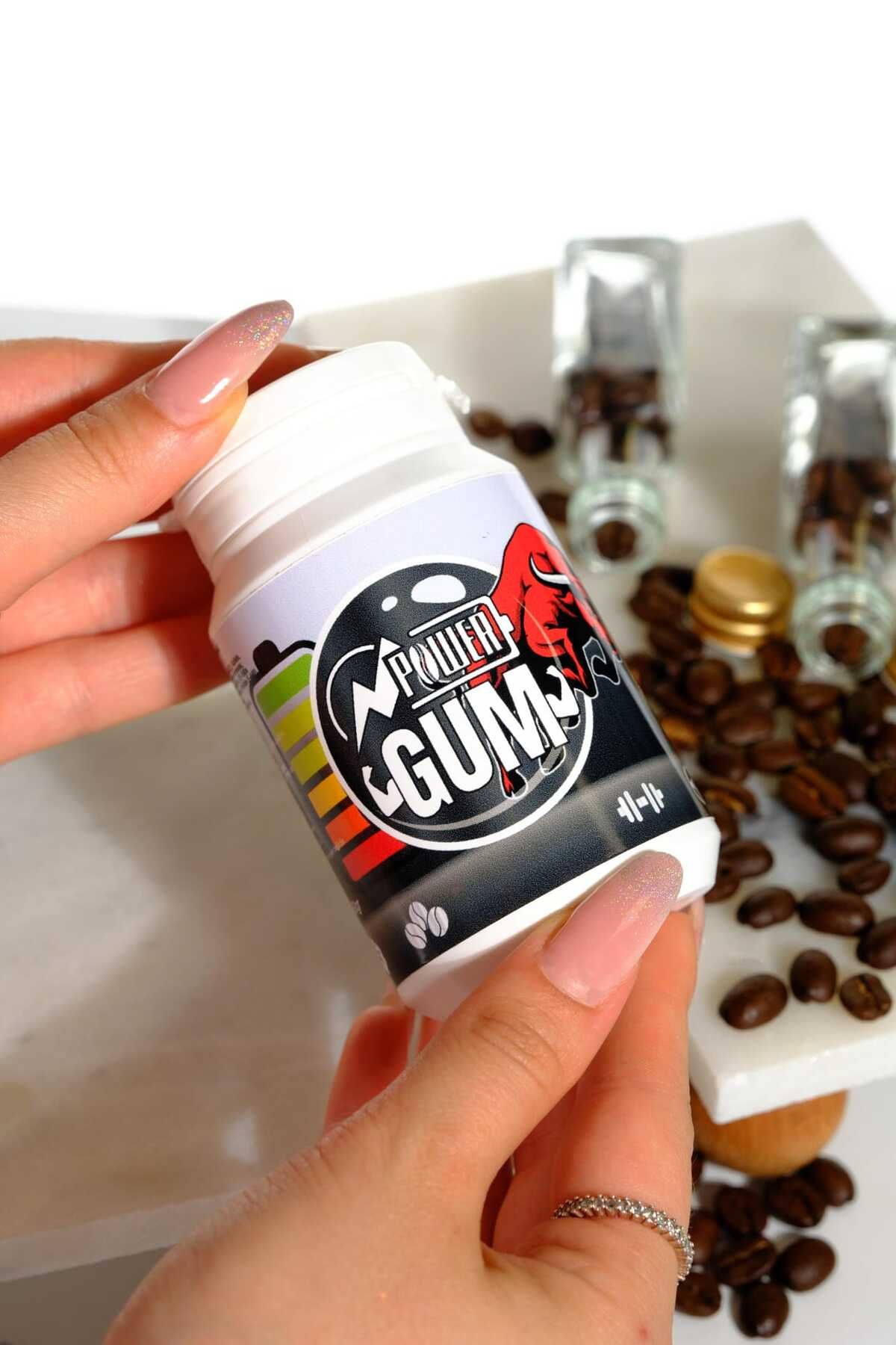 FullGum-Guarana, Ginseng, Caffeine and Taurine Extract - Filled Gum Power 1