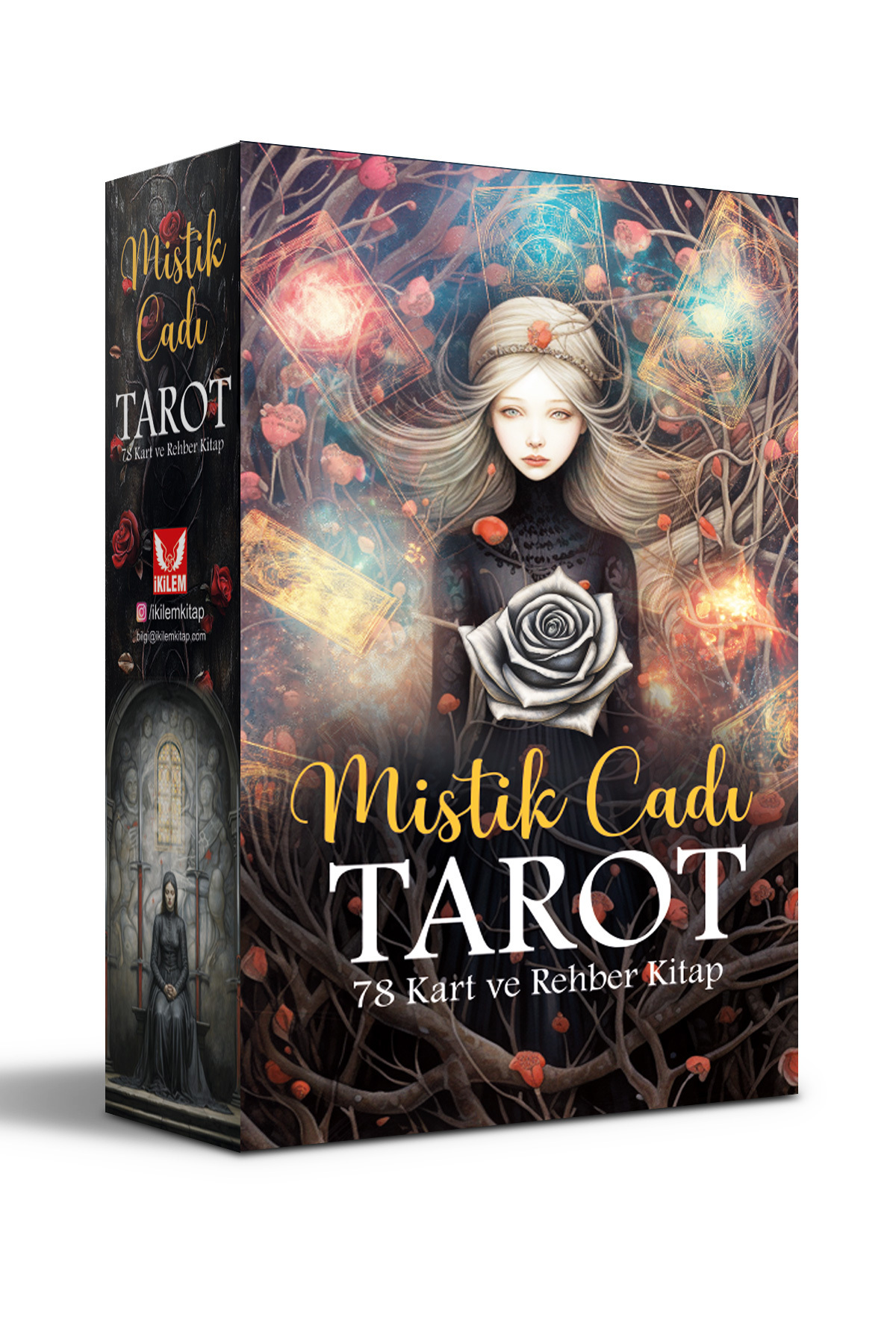 İkilem Yayınevi Mistik Cadı Tarot, 78 Kart Ve Rehber Kitap (YENİ KUTU)