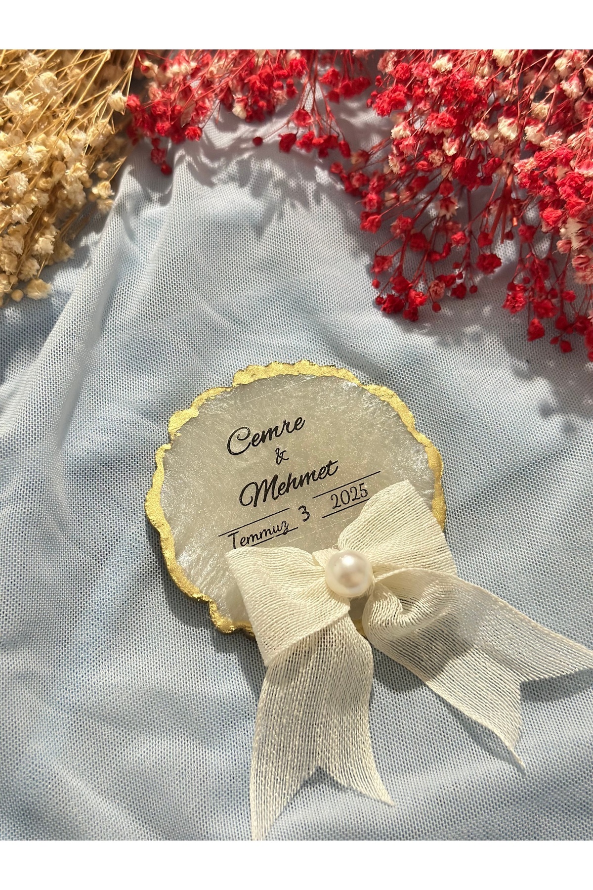 Lina Home Design Söz Nisan Magnet, Magnet,epoksi Magnet,nisan Hediyeligi,nikah Hediyeligi-20 Adet