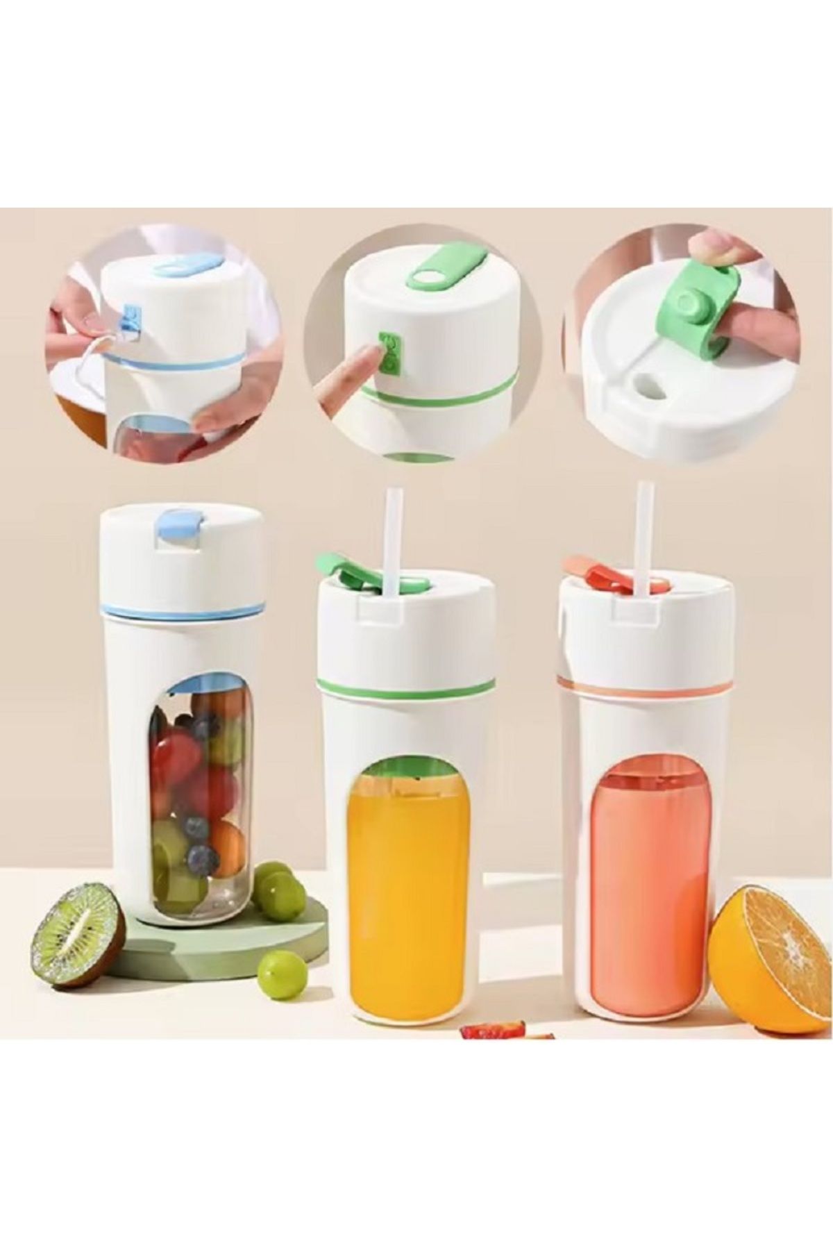 ZERO SPACE-Zerospace ZJ2019 400ml Portable Juicer Cup for Easily Making Fresh Juices 3