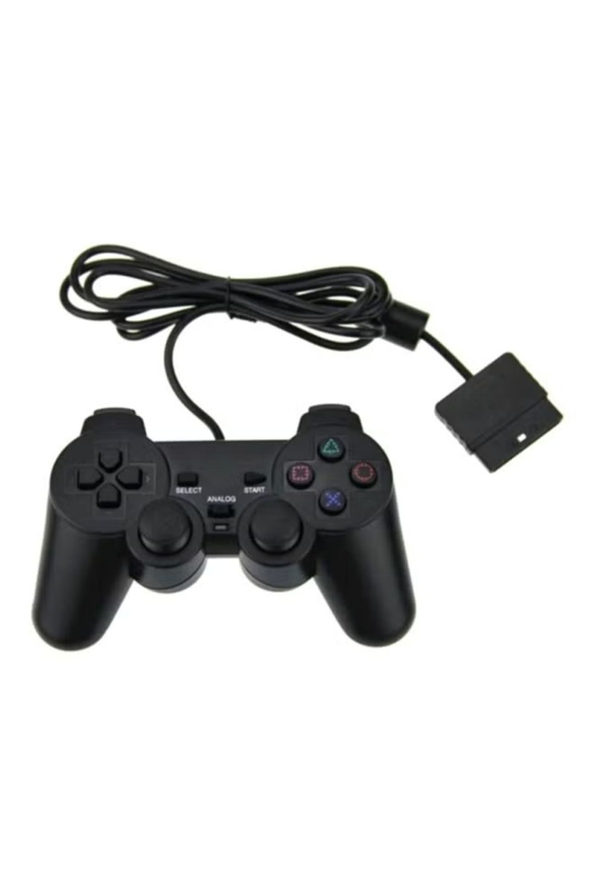 DLC-Wired PS2 Controller – Dual Vibration, Ergonomic Gamepad with 2 m Cable for PlayStation 2 2