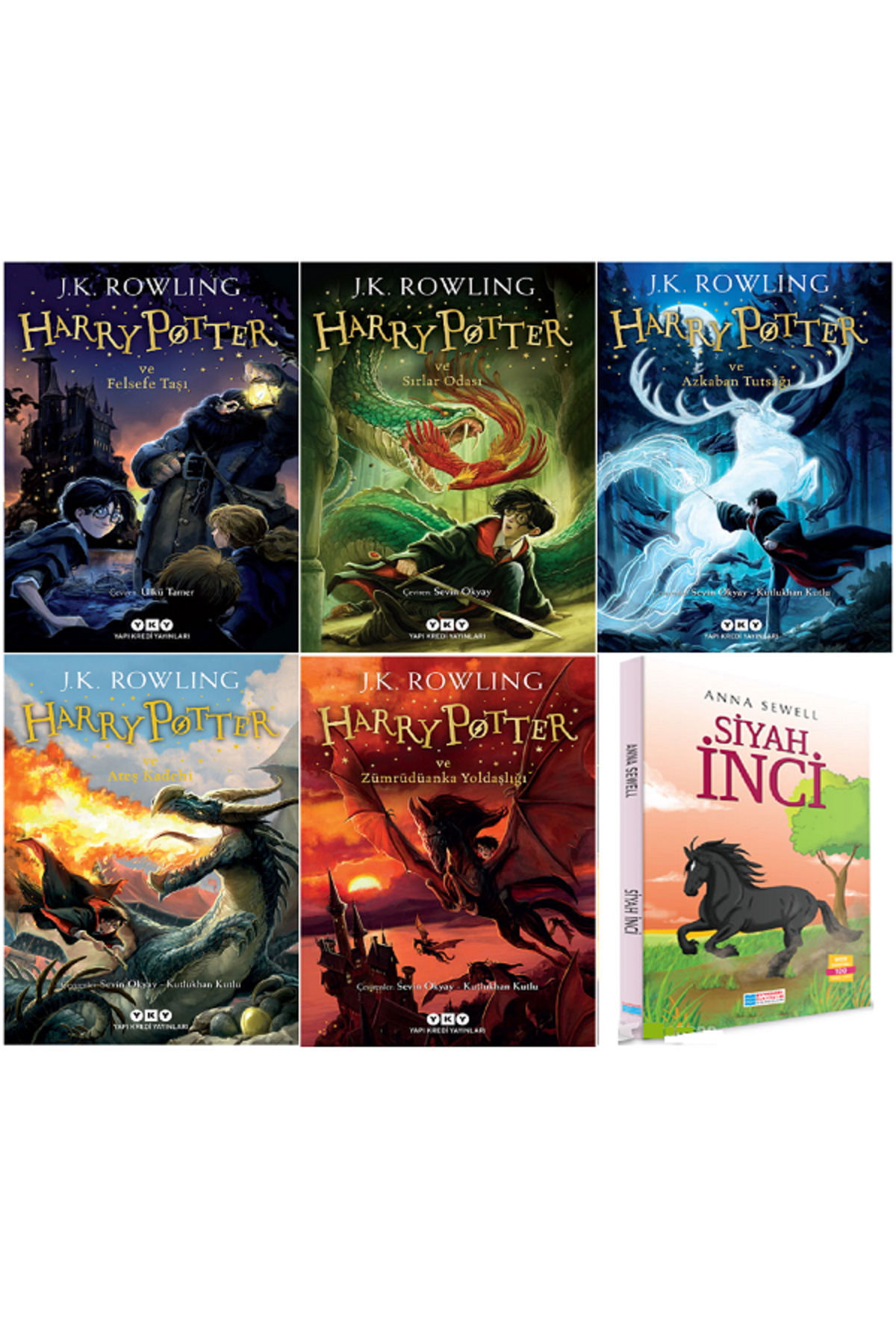 Evrensel İletişim Yayınları Harry Potter 1. 2. 3. 4. ve 5