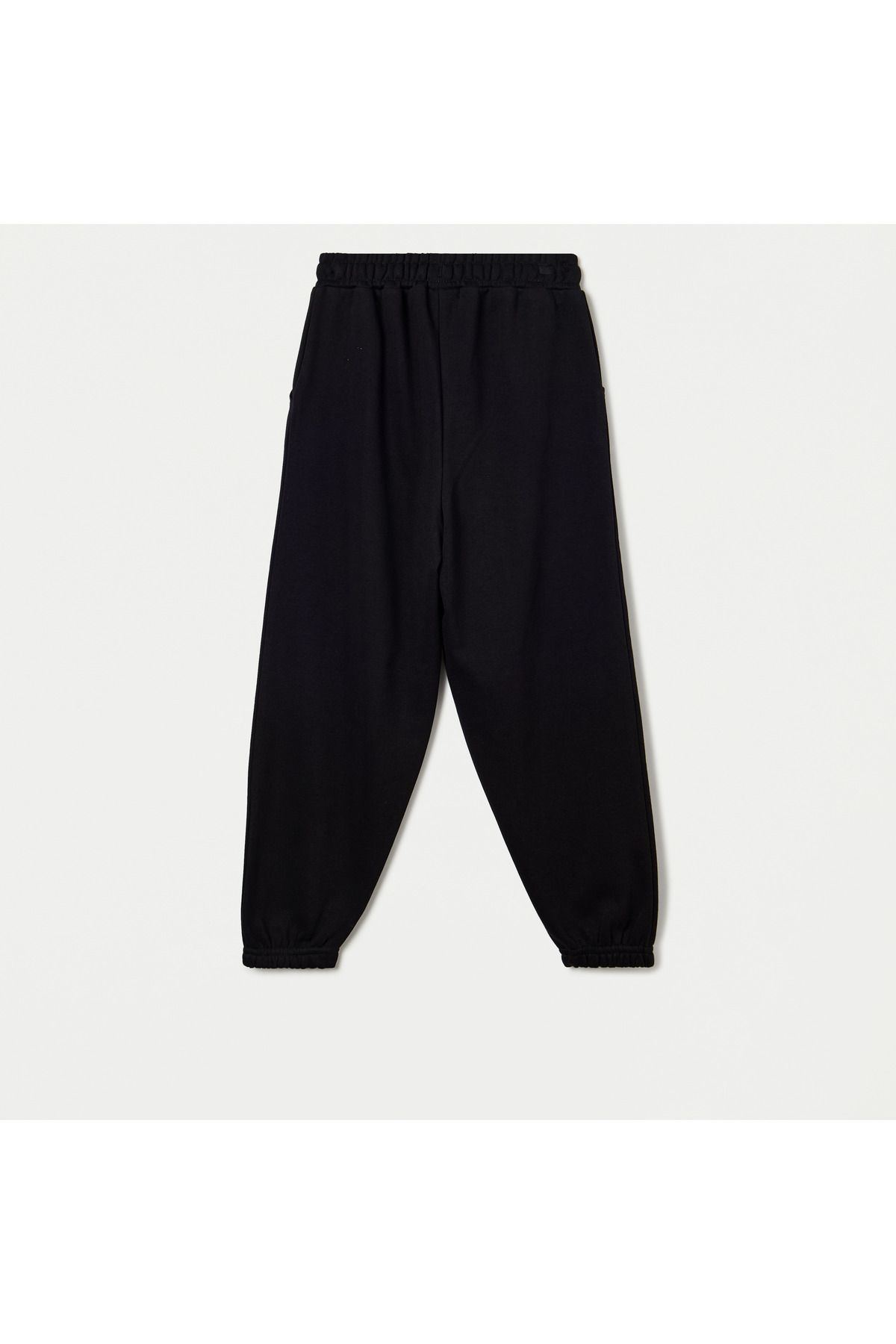 Juniors-Solid Joggers with Drawstring Closure and Pockets 4