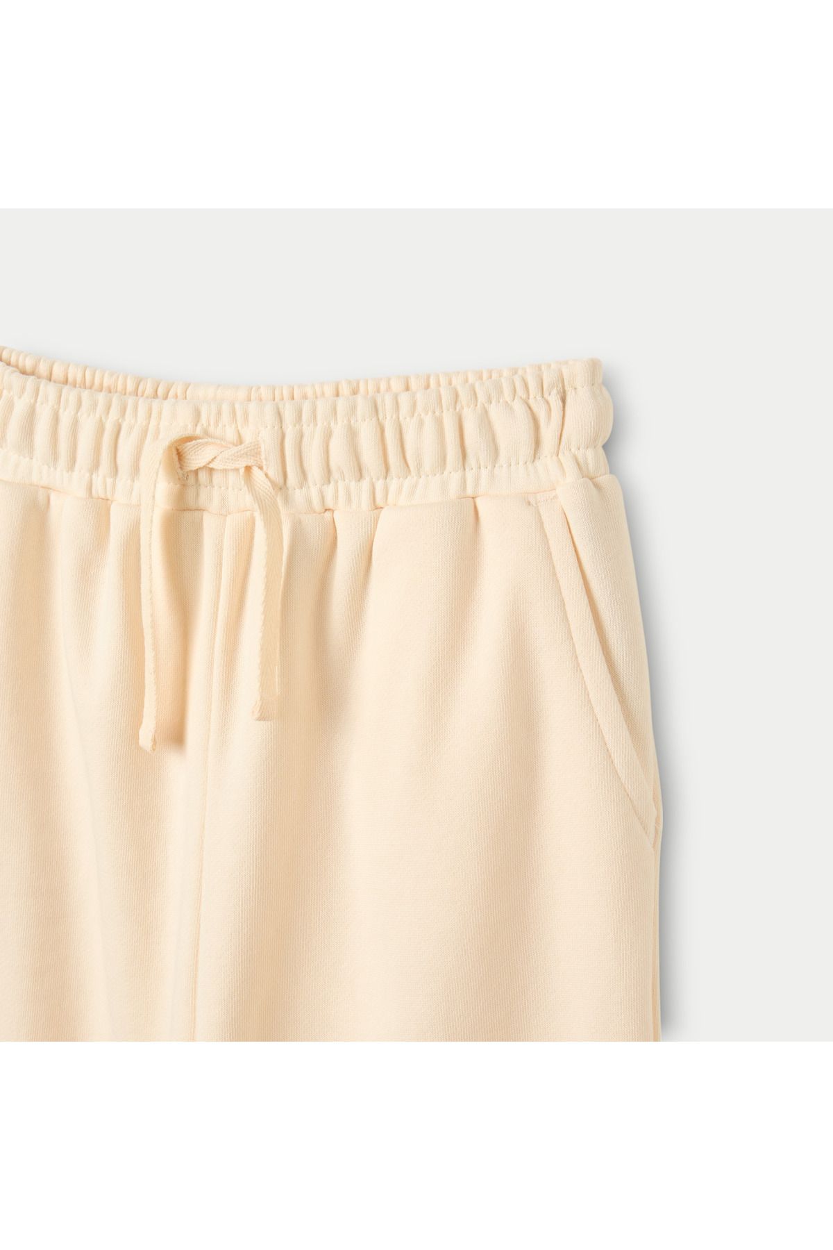 Juniors-Solid Joggers with Elasticated Drawstring Closure 2