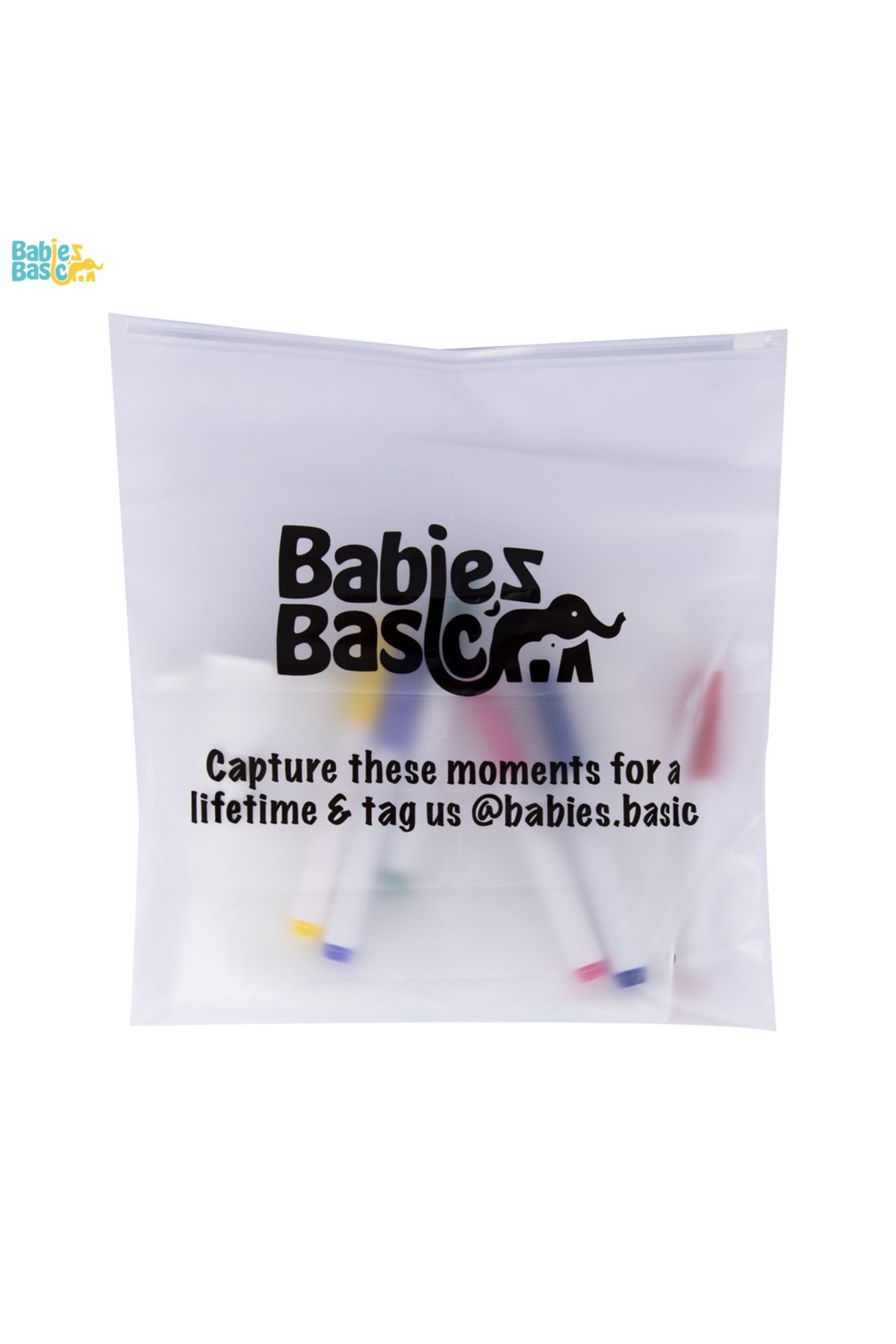 Babies Basic-Reusable Silicone Colouring Mat with Pens and Travel Case - English Alphabet Design 6