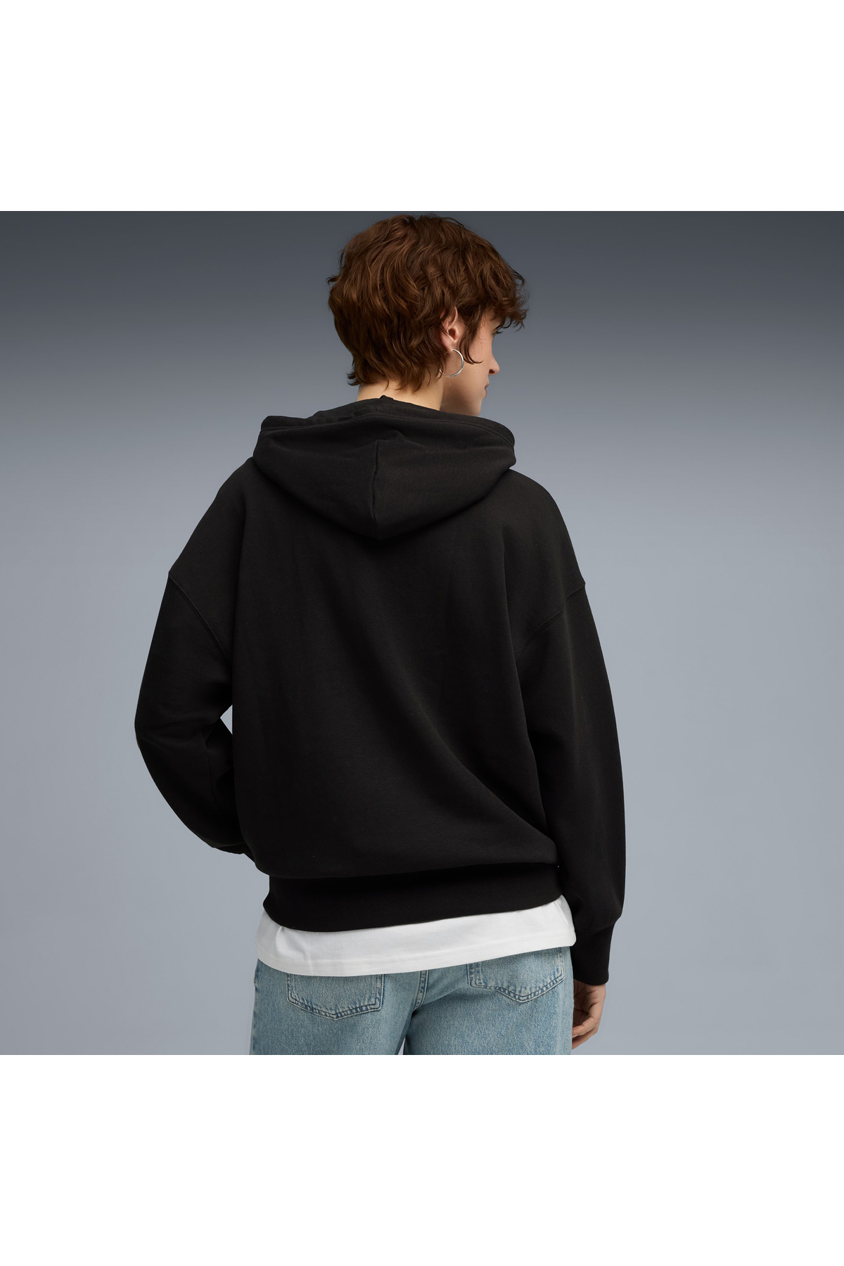 Puma Leopard Kadın Siyah Sweatshirt (633766-01) görsel 4