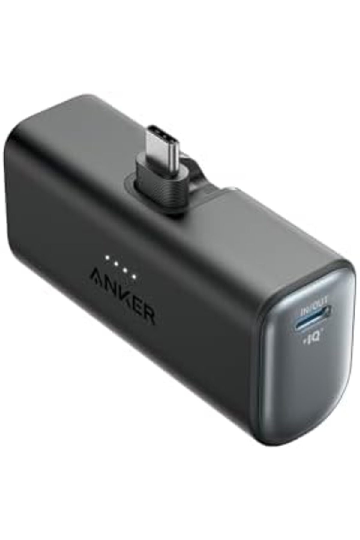 Anker-بنك الطاقة أنكر نانو، شاحن محمول صغير مع موصل USB-C مدمج قابل للطي، بطارية 5000 مللي أمبير/ساعة 8