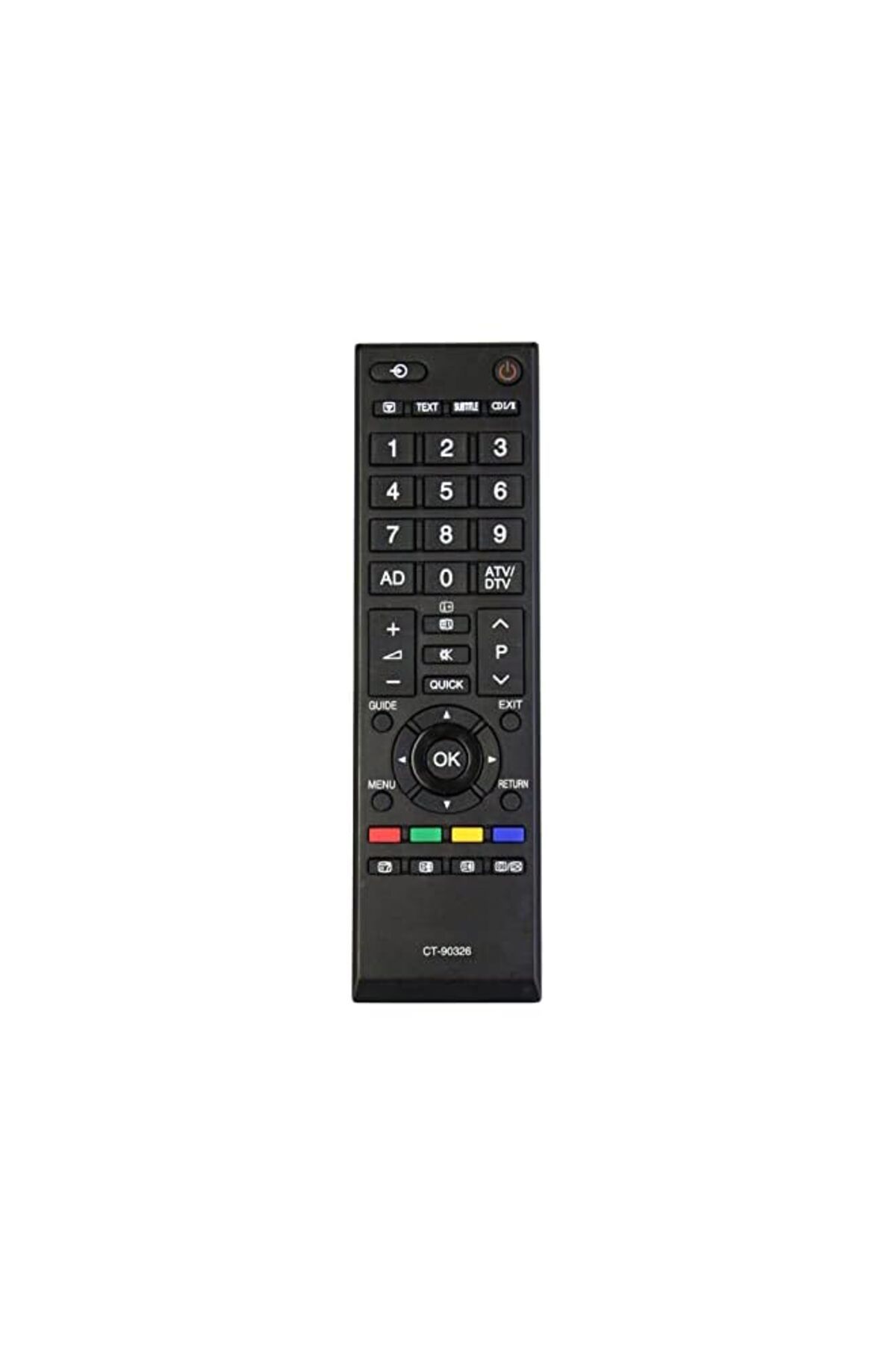 The Bros-New CT-90326 Replace Remote Control for Toshiba LCD LED SMART TVs 2