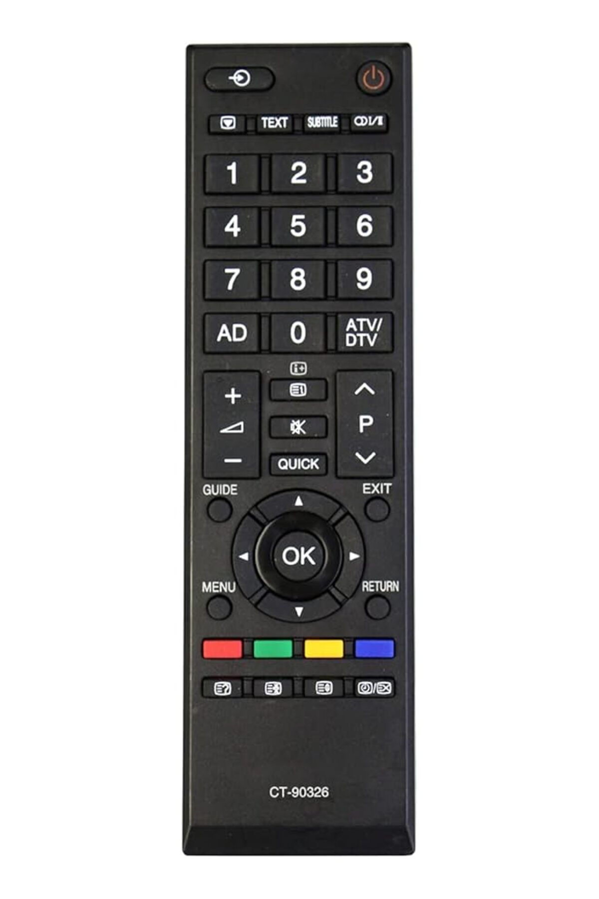 The Bros-New CT-90326 Replace Remote Control for Toshiba LCD LED SMART TVs 1