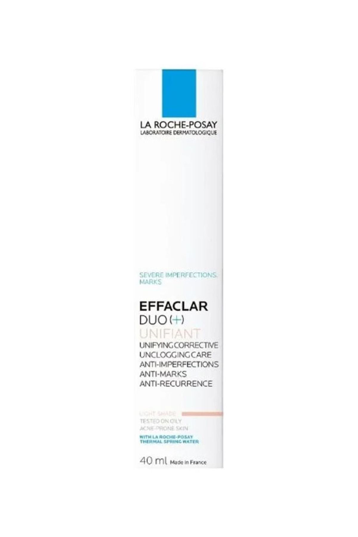La Roche Posay-La Roche-Posay Effaclar Duo (+) Moisturizing Care with Unifying, Correcting and De-Occlusive Action (Light), 40 ml 1