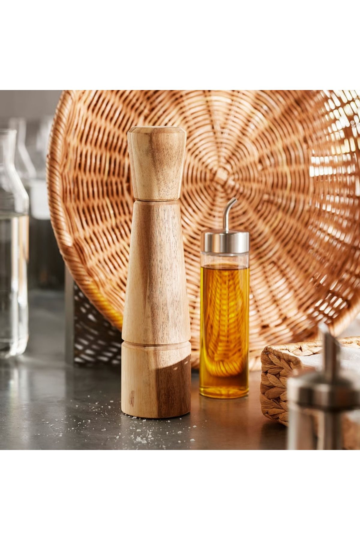 IKEA-Spice mill, acacia, 27 cm 4