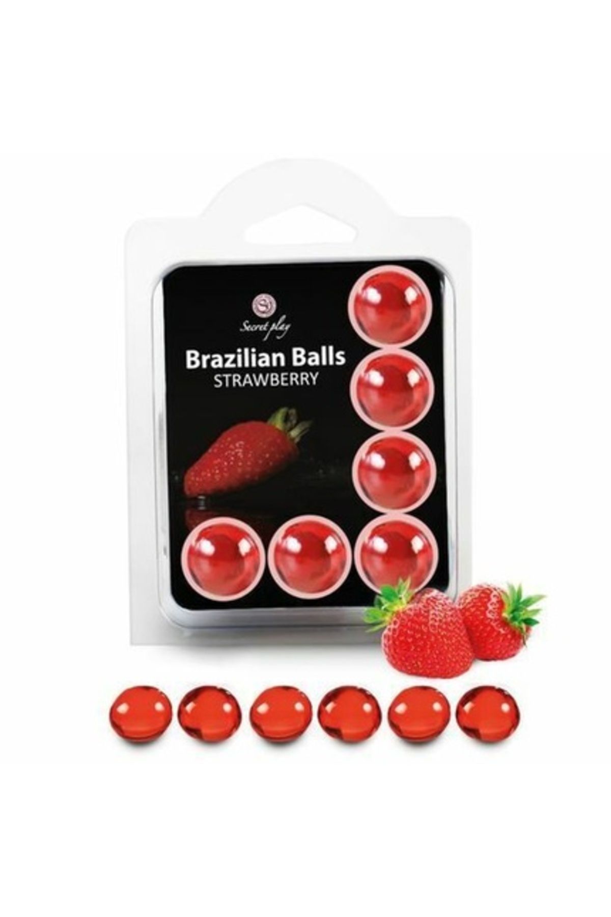 SECRET PLAY Set 6 Bile Brazilian Strawberry, Secretplay - One Size