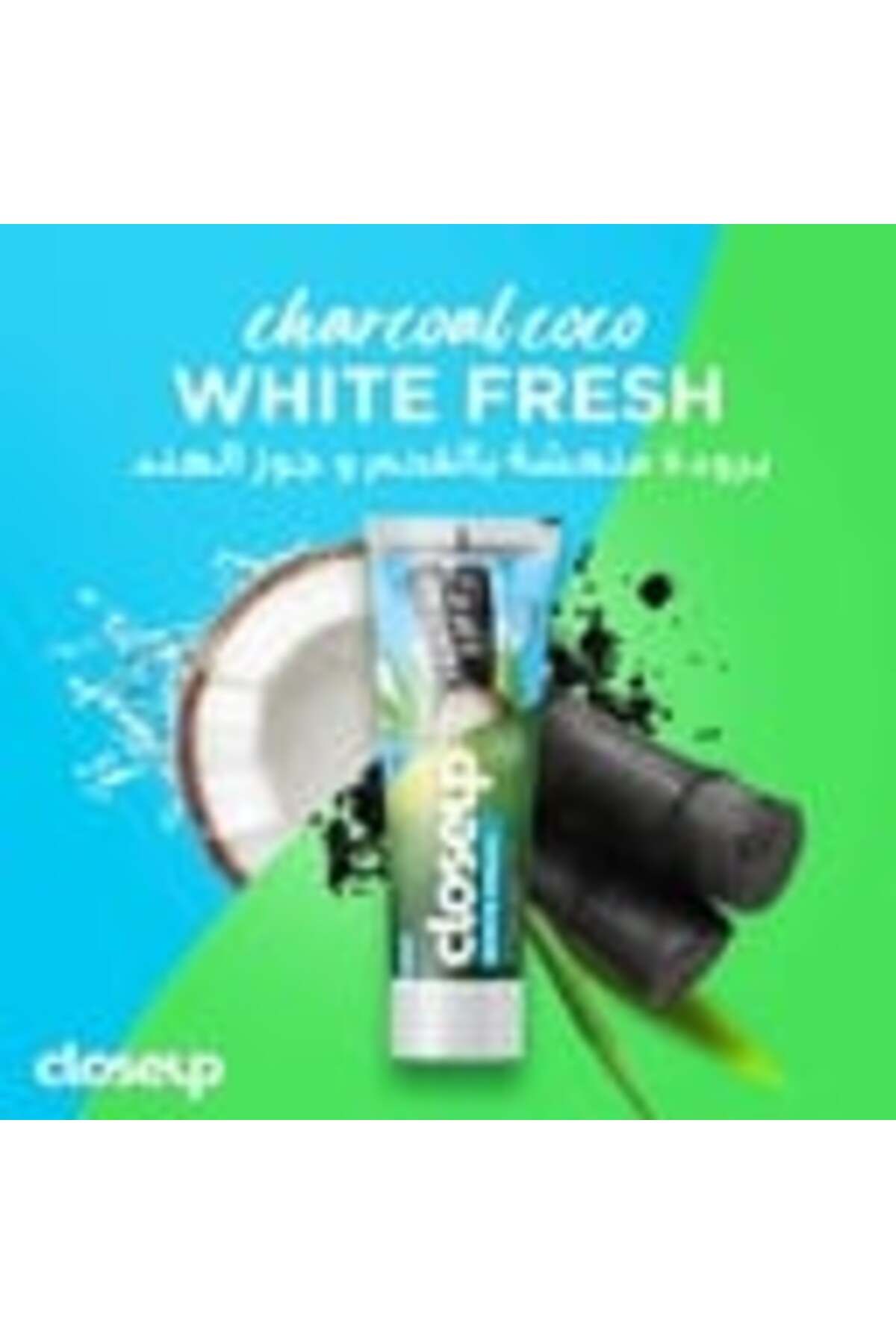 Closeup-White Fresh Charcoal Coco Toothpaste 75 ml 4