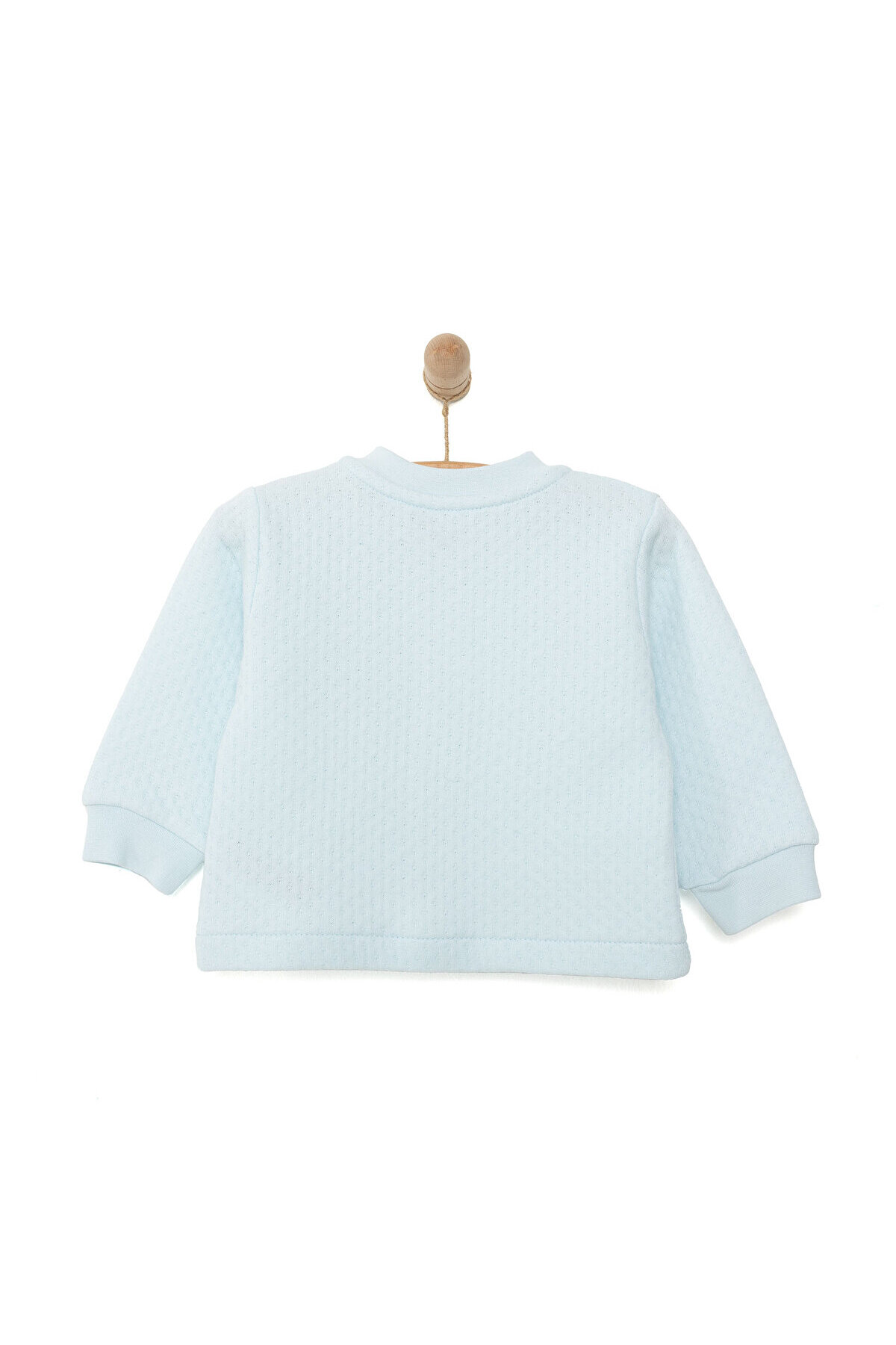 ebebek Hello Baby HelloBaby Erkek Bebek Hırka Kapitoneli Mavi fotoğrafı 2 (önizleme)