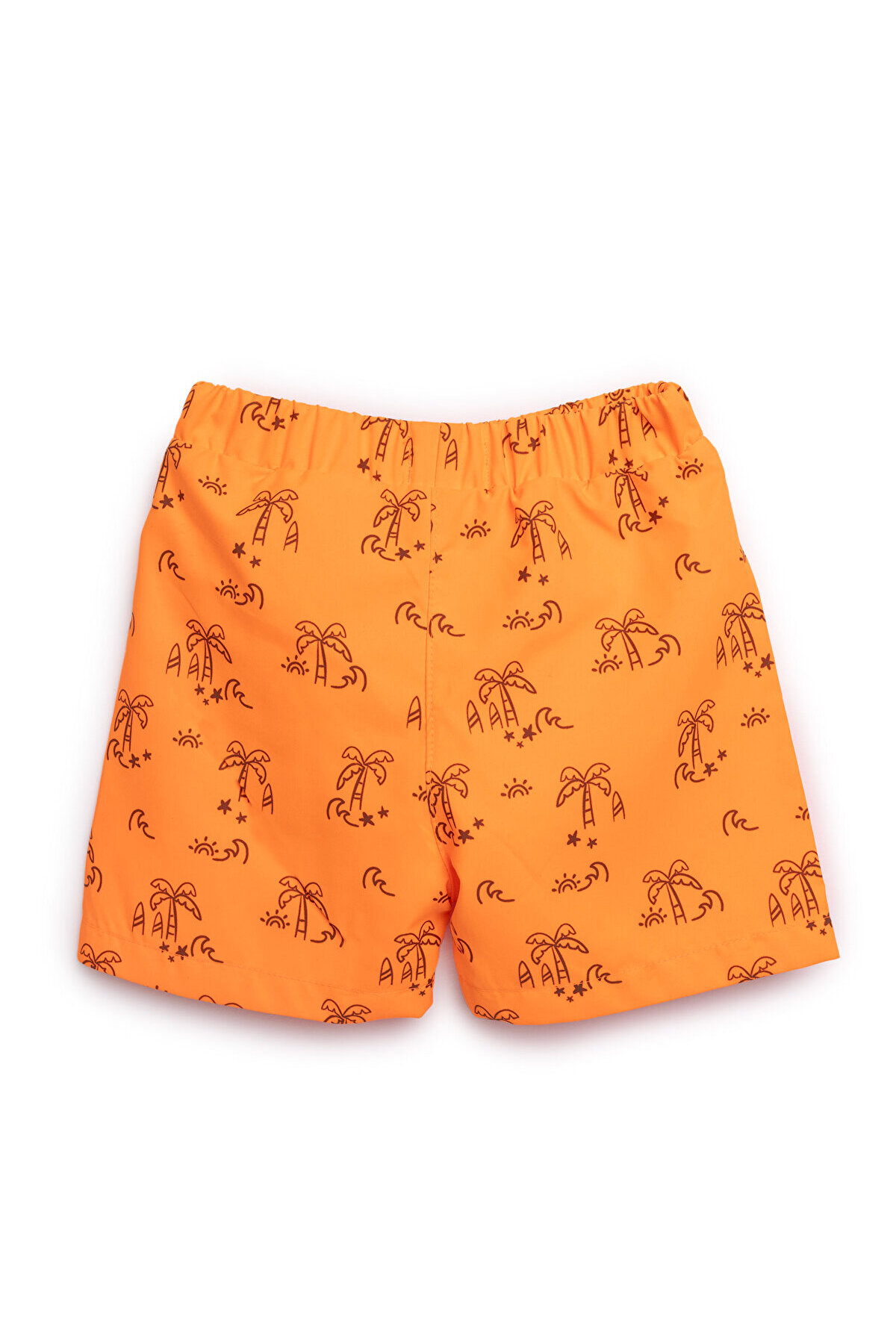 ebebek Hello Baby HelloBaby Erkek Bebek UV Koruma Şort Mayo Palmiye Desen İpli Micro Kumaş fotoğrafı 2 (önizleme)