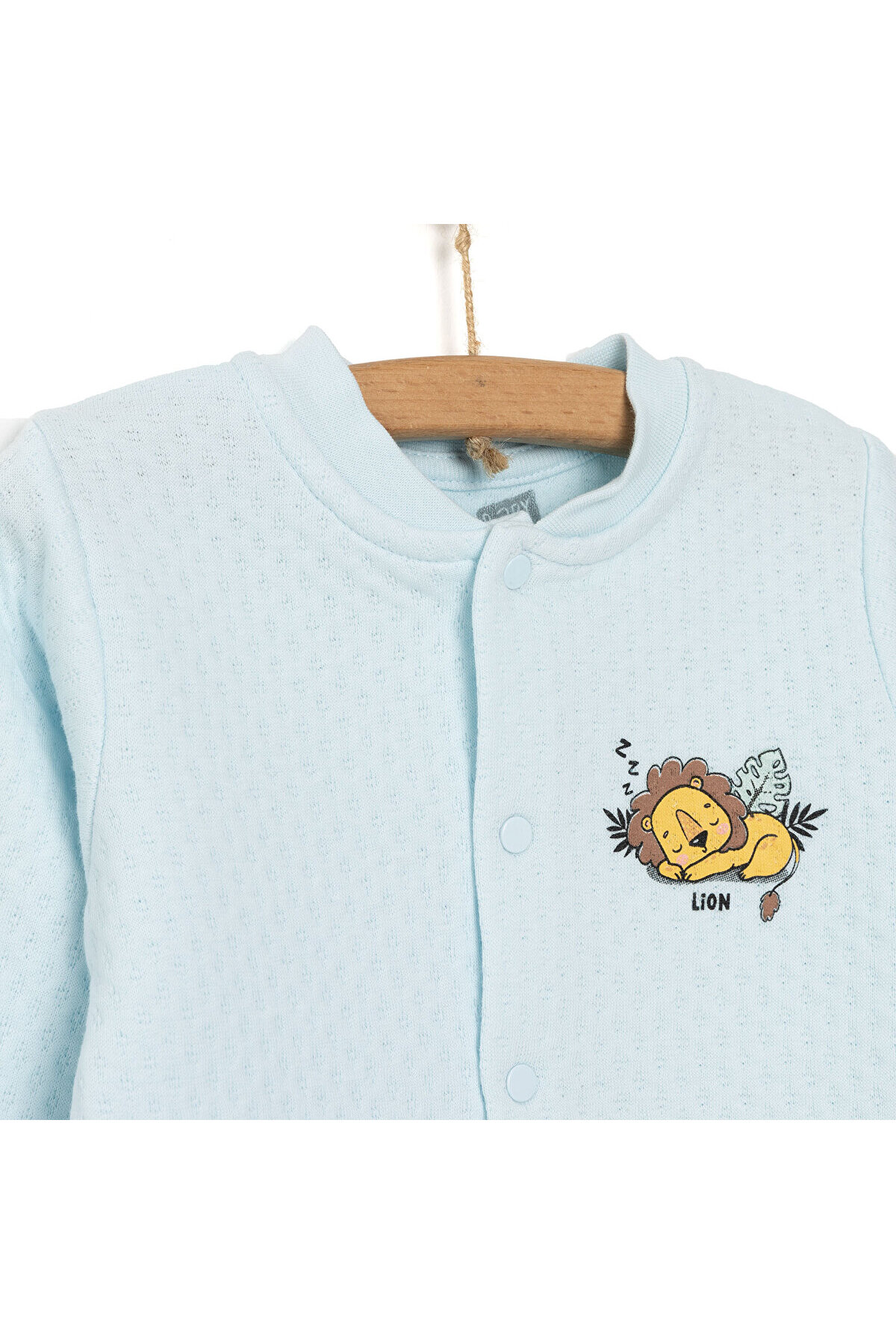 ebebek Hello Baby HelloBaby Erkek Bebek Hırka Kapitoneli Mavi fotoğrafı 3 (önizleme)