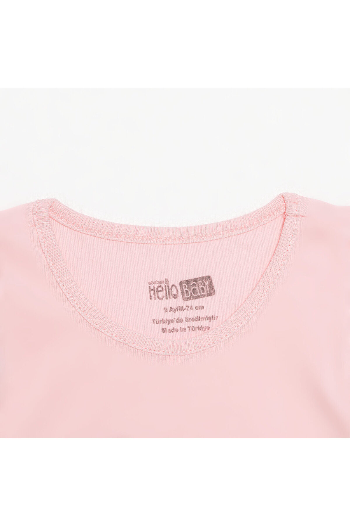 ebebek Hello Baby HelloBaby Basic Kız Kelebek ve Papatya Baskılı Atlet T-shirt Kız Bebek fotoğrafı 3 (önizleme)