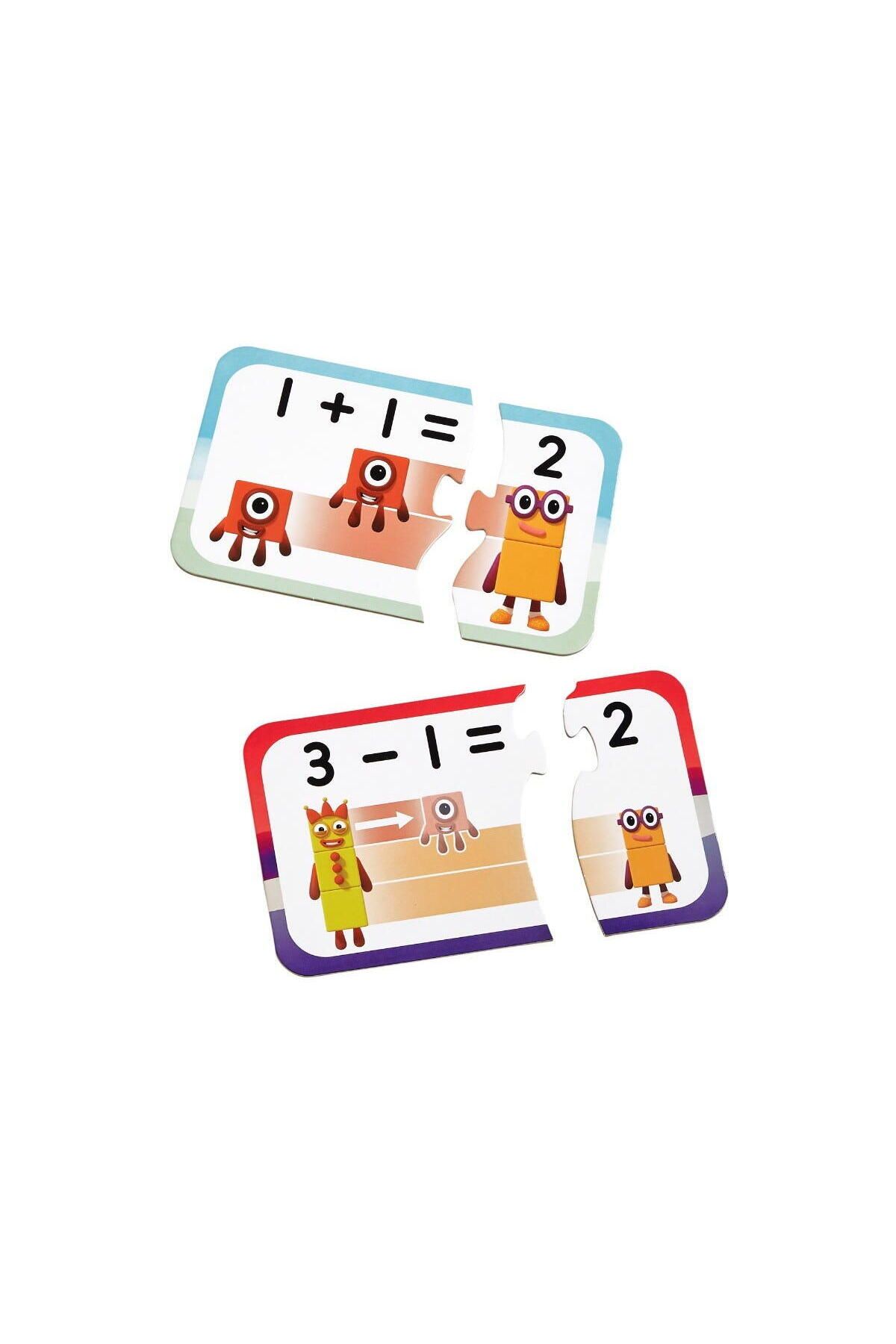 Hand2Mind-Math puzzle, Numberblocks, addition and subtraction 1-10 6