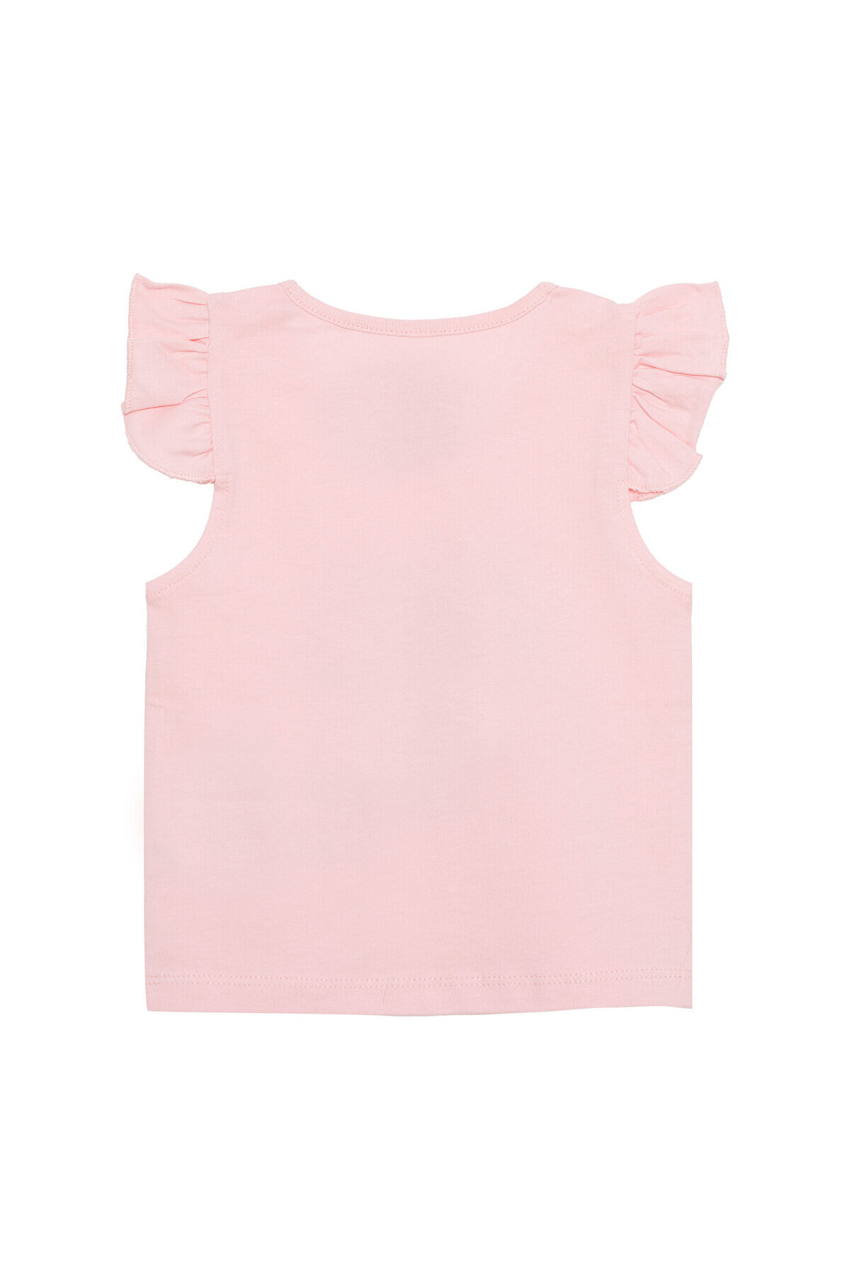 ebebek Hello Baby HelloBaby Basic Kız Kelebek ve Papatya Baskılı Atlet T-shirt Kız Bebek fotoğrafı 2 (önizleme)