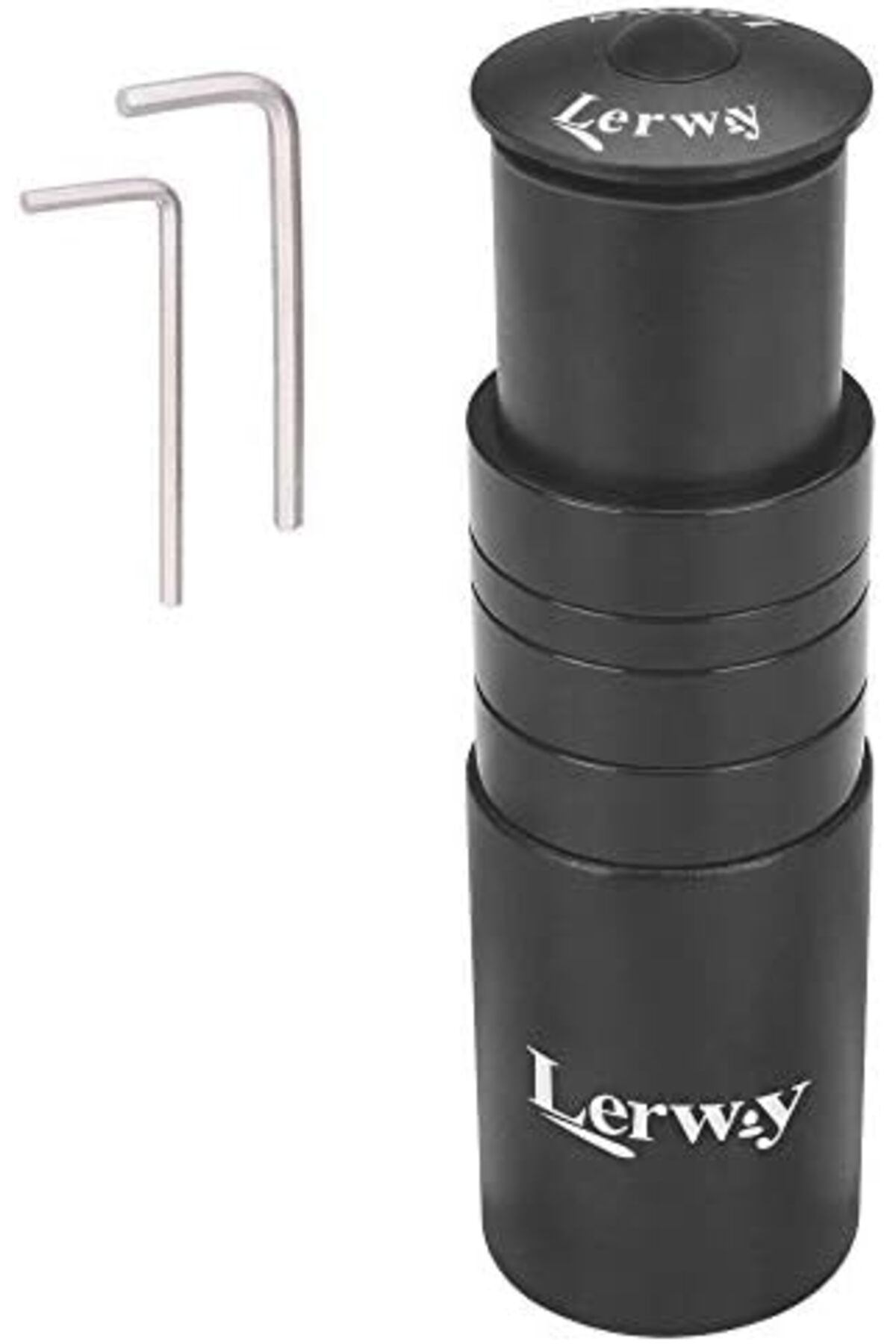 Inkbird-LERWAY Bike Stem Riser Extender MTB Handlebar Stem Adapter with Hex Key for 1-1/8" 28.6mm Fork Alumi 1