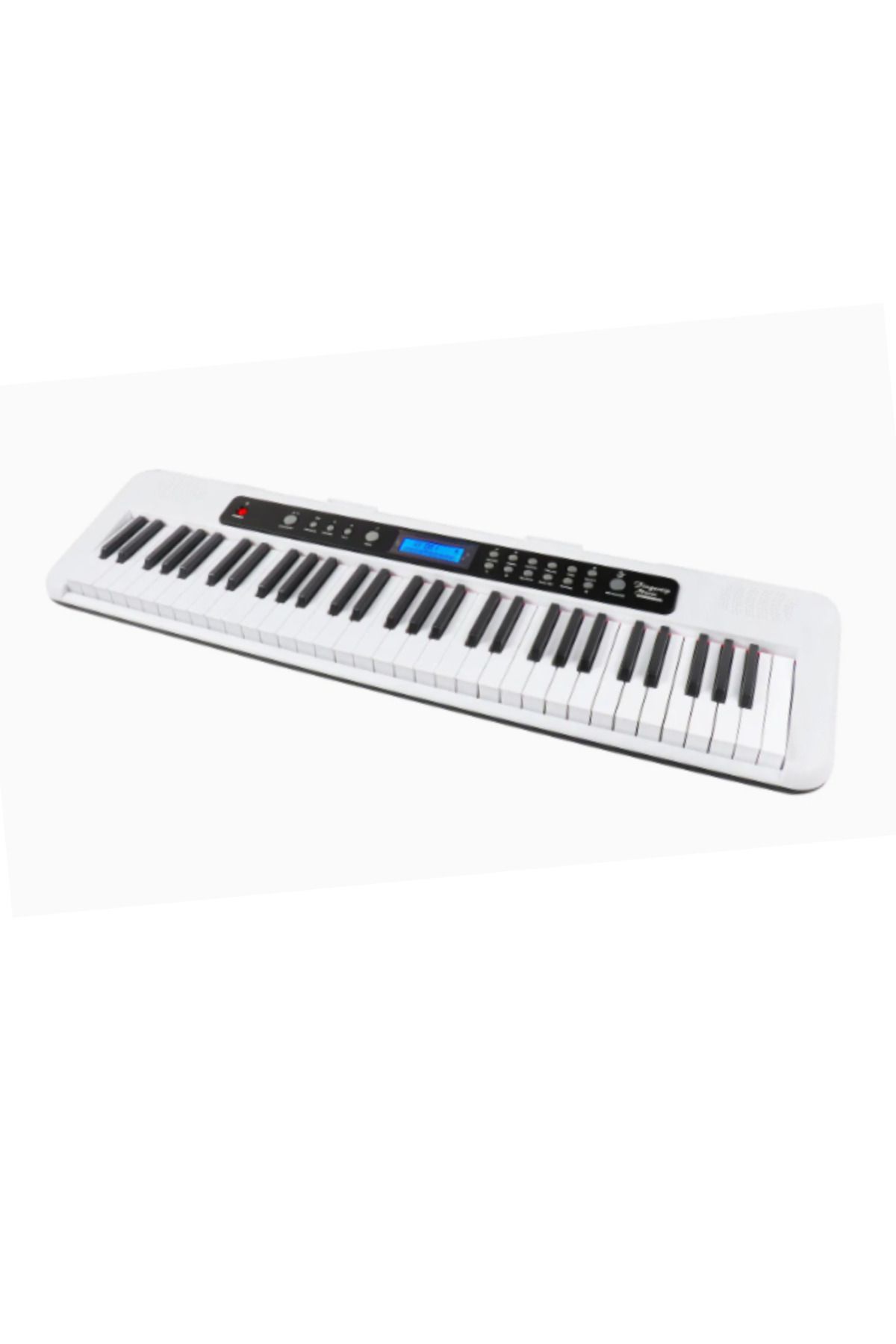 Aiersi-A828 Touch Response 61 Keys Beginner Keyboard - White 2