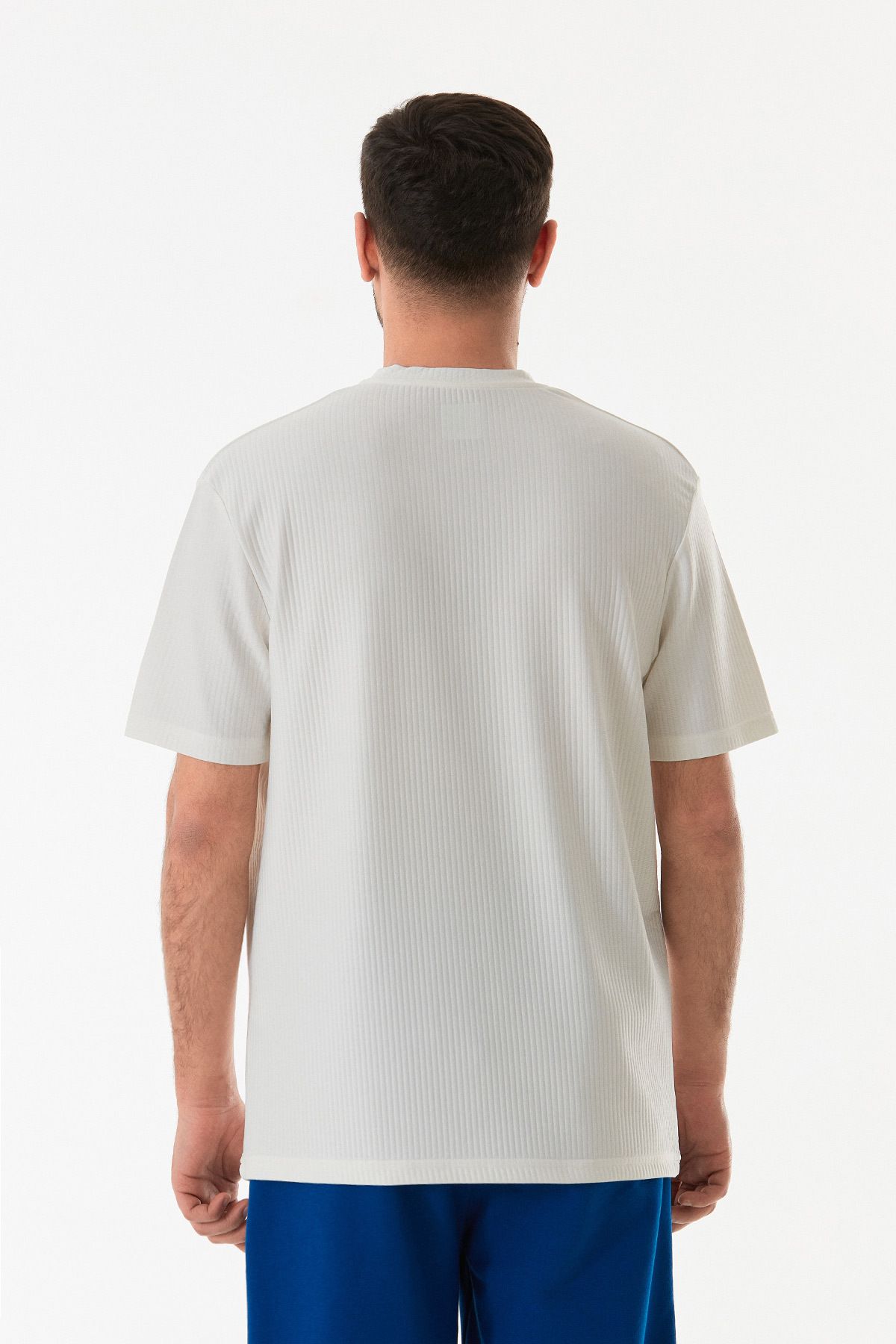 Fulla Moda-Jacquard Crew Neck T-Shirt 3