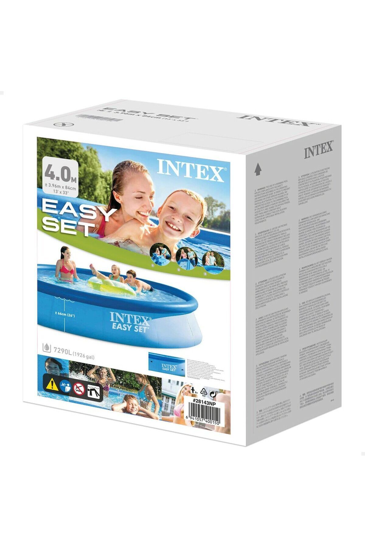 Nose-Intex Easy Set Inflatable Pool 396 x 84 cm 4